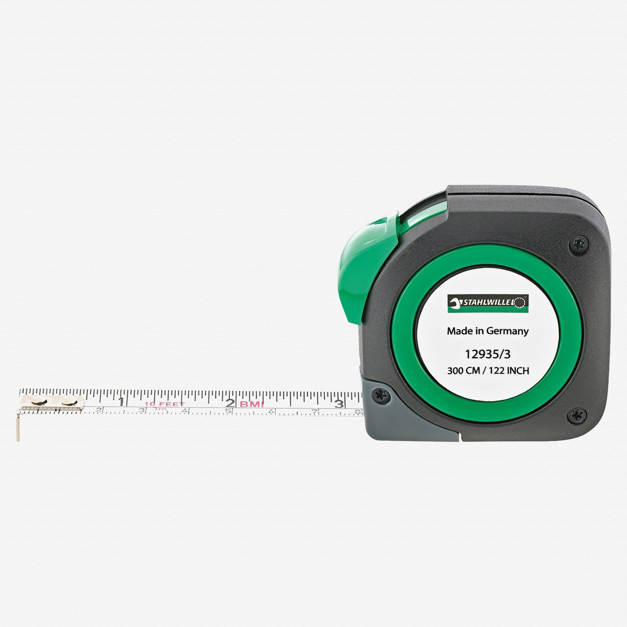 Stahlwille 12935 Tape Measure, Length 3 m - ST77040010 - KC Tool