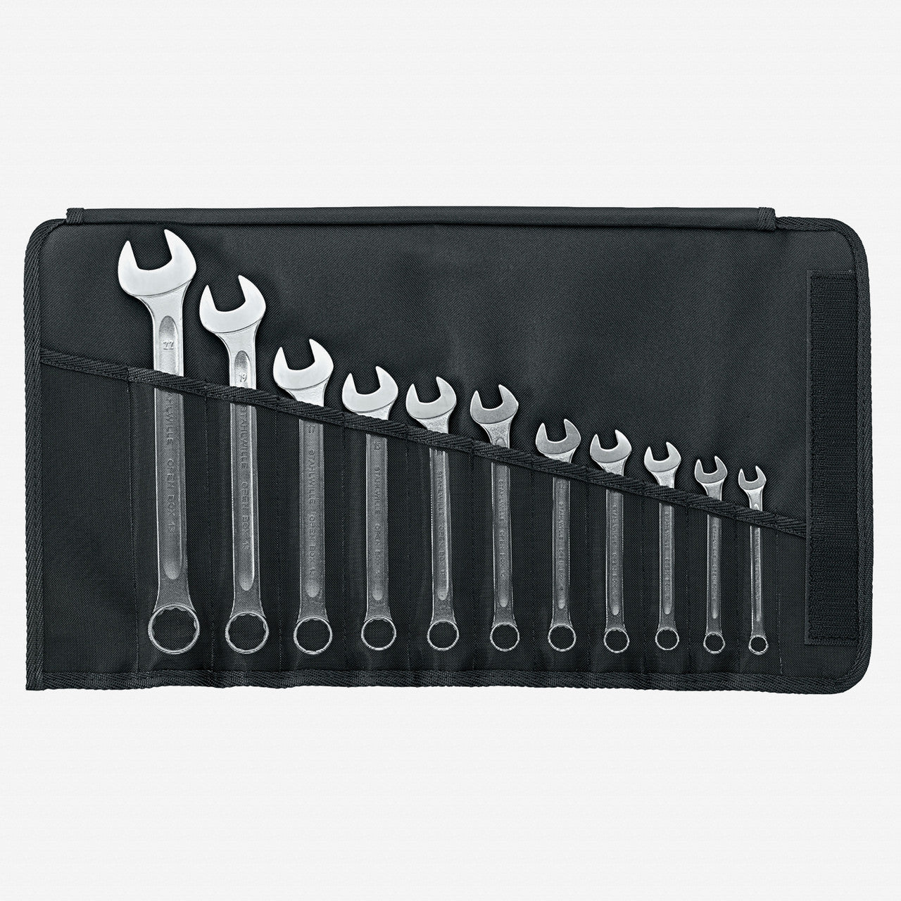 Stahlwille 13/11 OPEN BOX Combination Spanner Set, Metric, 8 - 22mm, 11 Pieces - ST96400802 - KC Tool