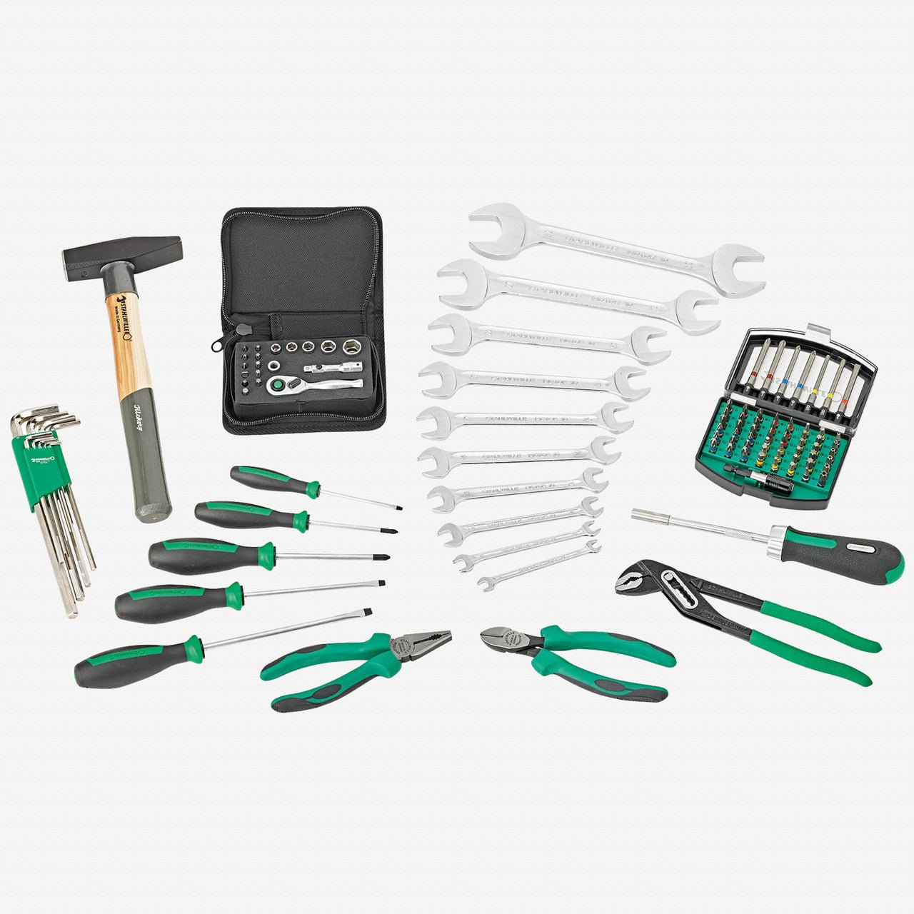 Stahlwille 13215/105 MultiUse Rolling Backpack Tool Set, 106 Pieces - ST98810302 - KC Tool