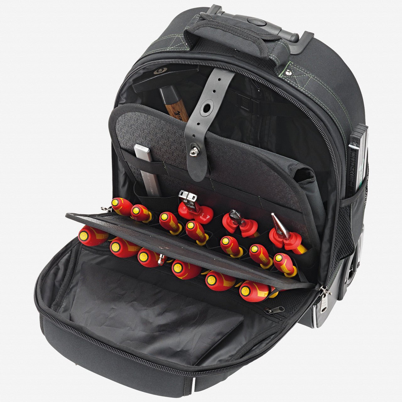 Stahlwille 13215/19 VDE MultiUse VDE Insulated Rolling Backpack Tool Set, 20 Pieces - ST98810303 - KC Tool
