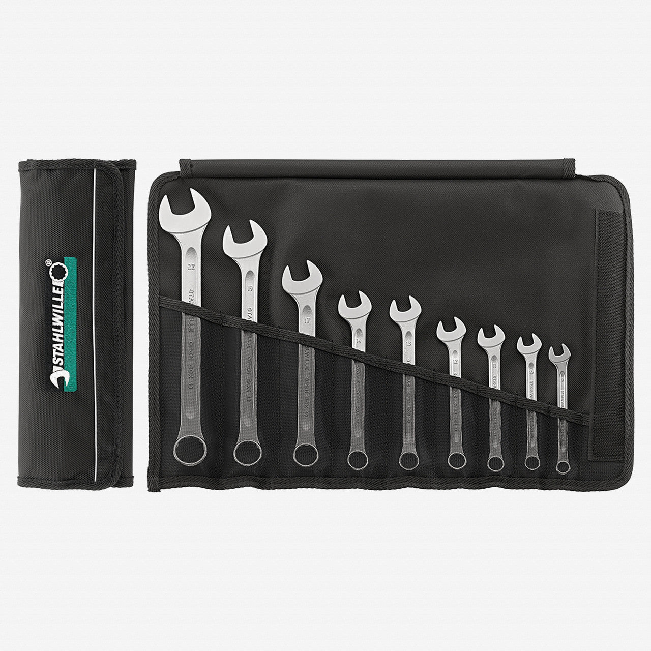 Stahlwille 13/9 OPEN BOX Combination Spanner Set, Metric, 9 - 22mm, 9 Pieces - ST96400801 - KC Tool