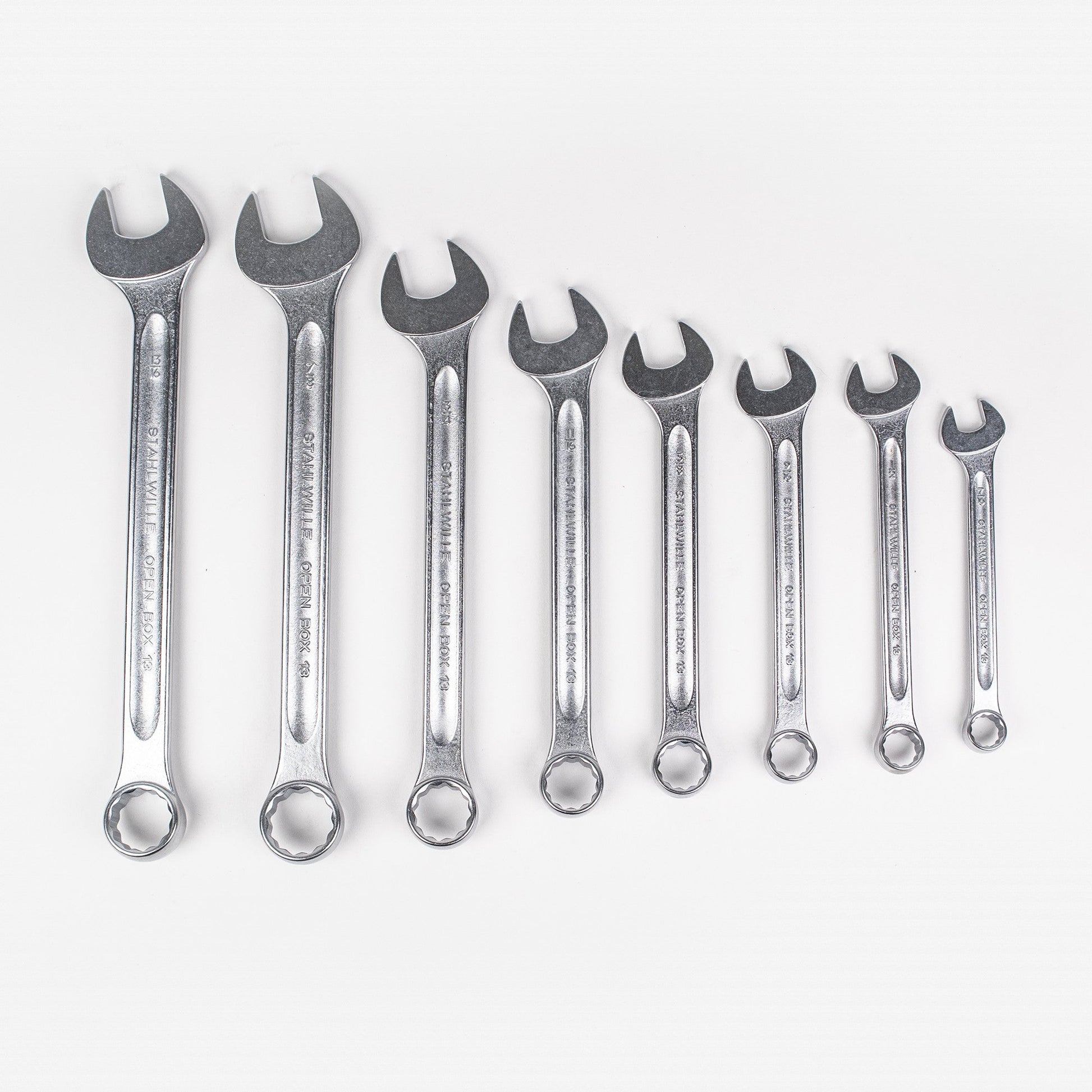 Stahlwille 13a/8 Combination Spanner Set, SAE, 7/16 - 7/8", 8 Pieces - ST96404803 - KC Tool