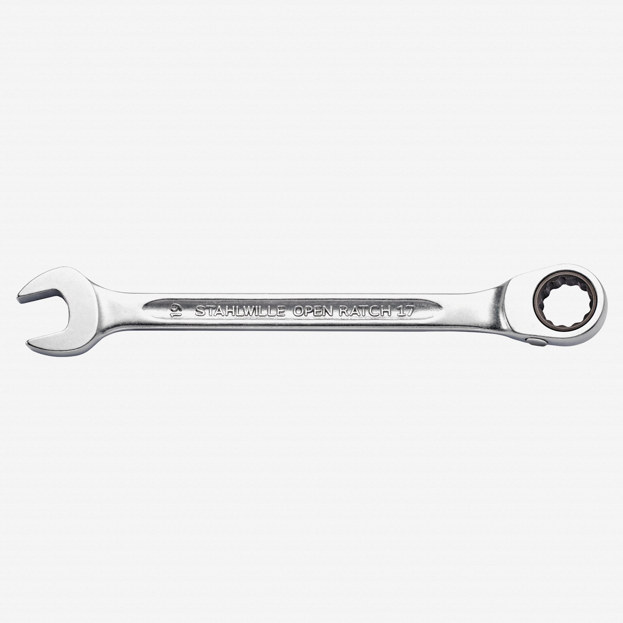 Stahlwille 17 Combination Offset Ratcheting Spanner with Switch OPEN-RATCH, 10 mm - ST41171010 - KC Tool