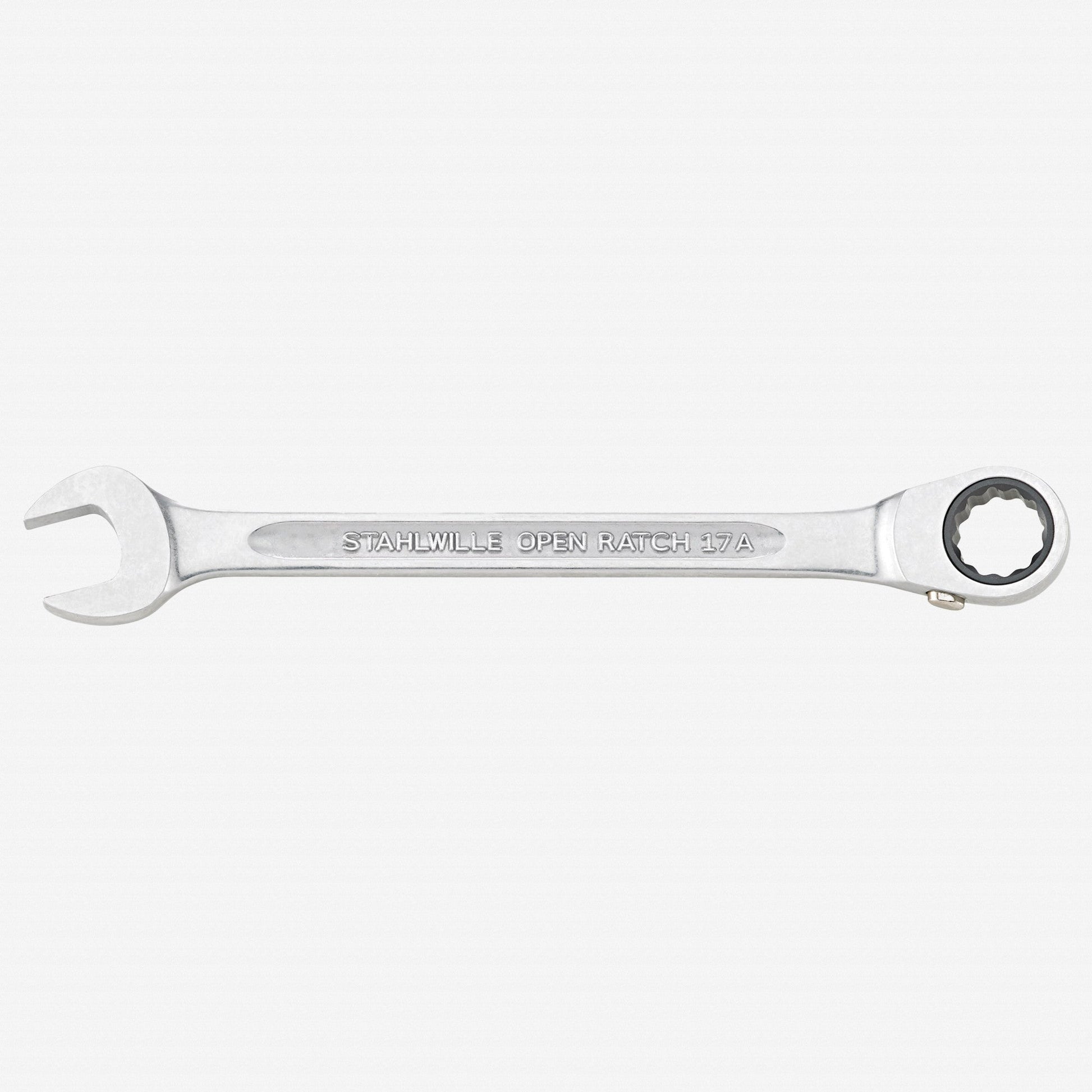Stahlwille 17A OPEN RATCH Combination Ratchet Wrench, 12 Point, 11/16" - ST41473838 - KC Tool