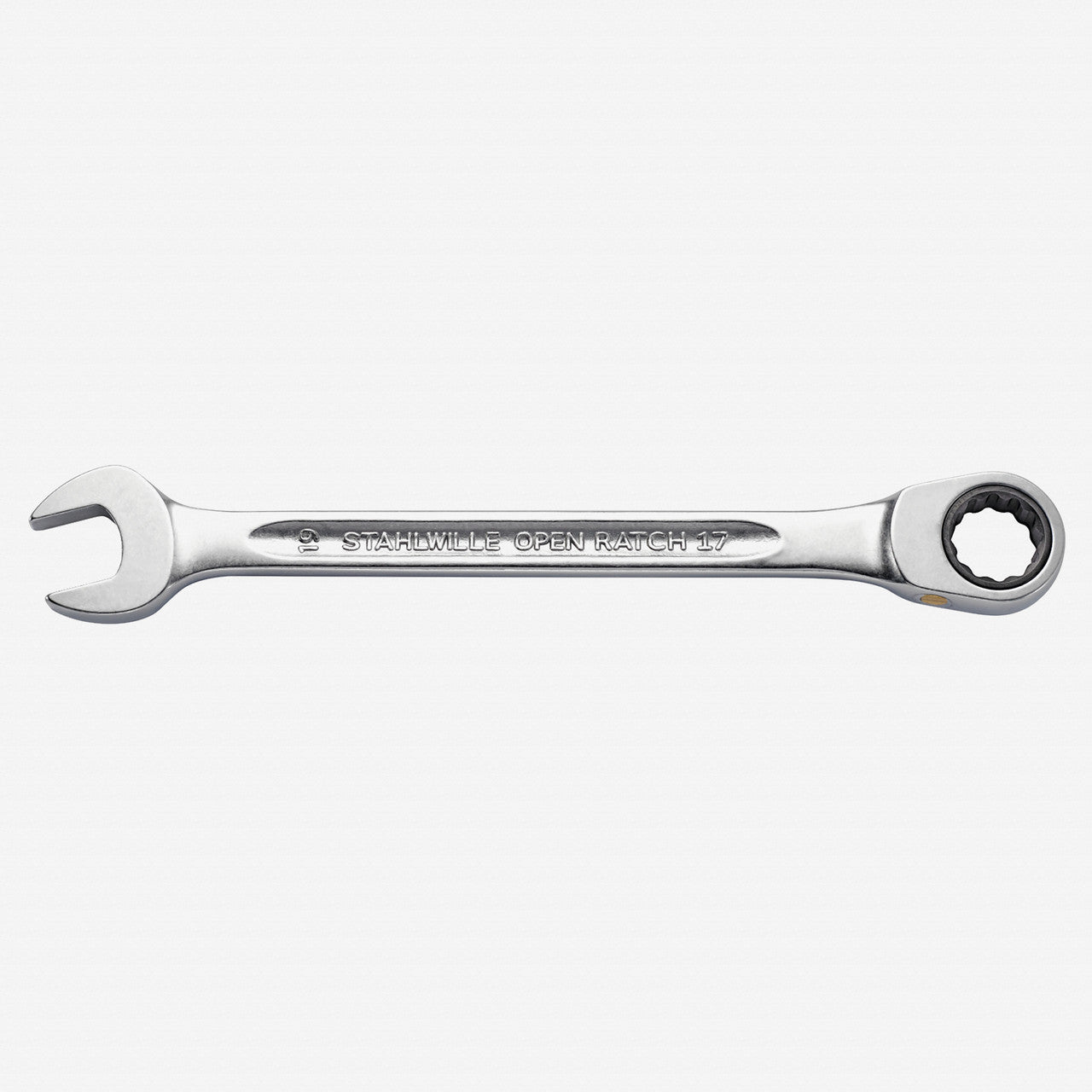 Stahlwille 17F Combination Ratcheting Spanner, 12 Point, 17 mm - ST40171717 - KC Tool