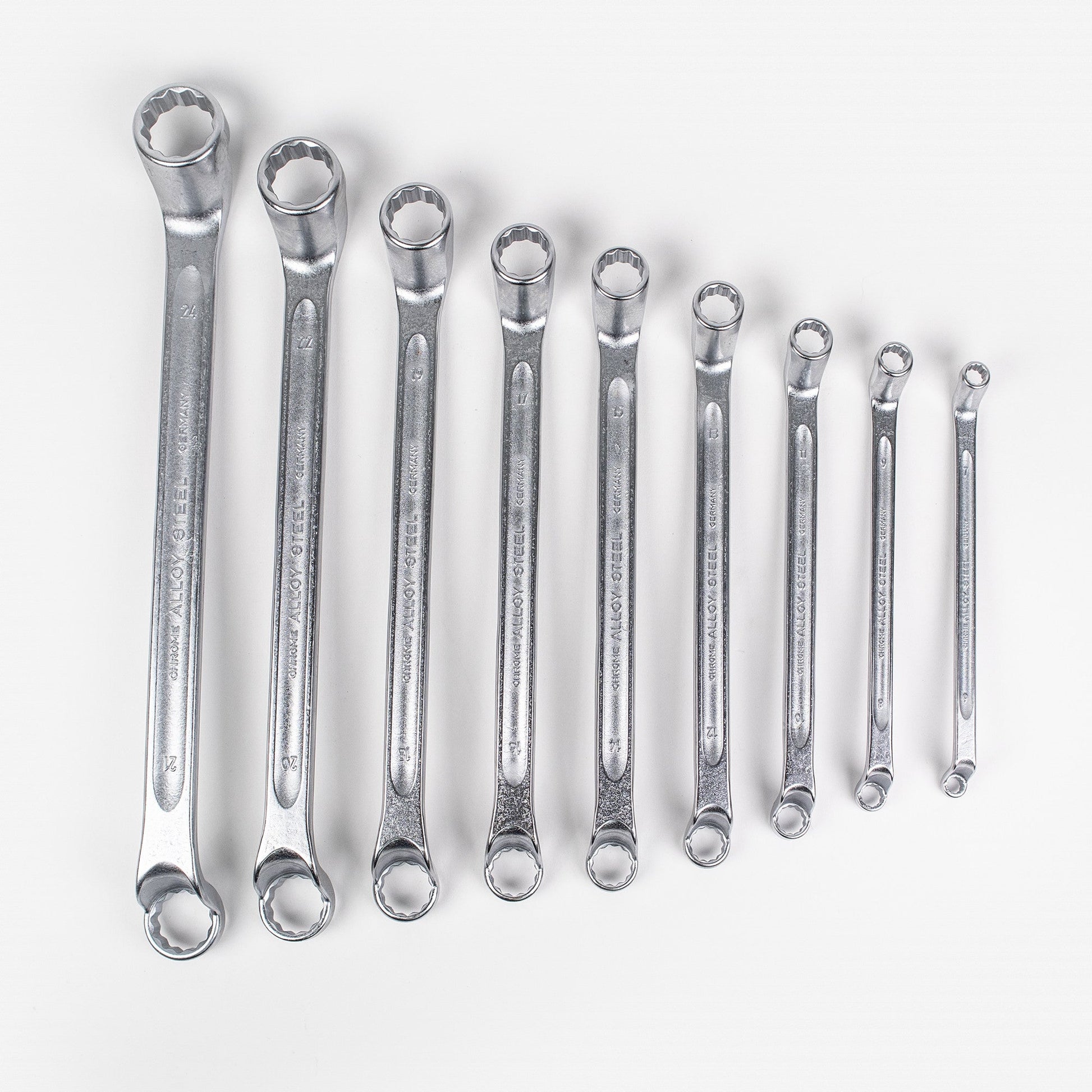 Stahlwille 20/9 Double-ended Ring Spanner Set, Metric, 6 - 24 mm, 9 Pieces - ST96410409 - KC Tool
