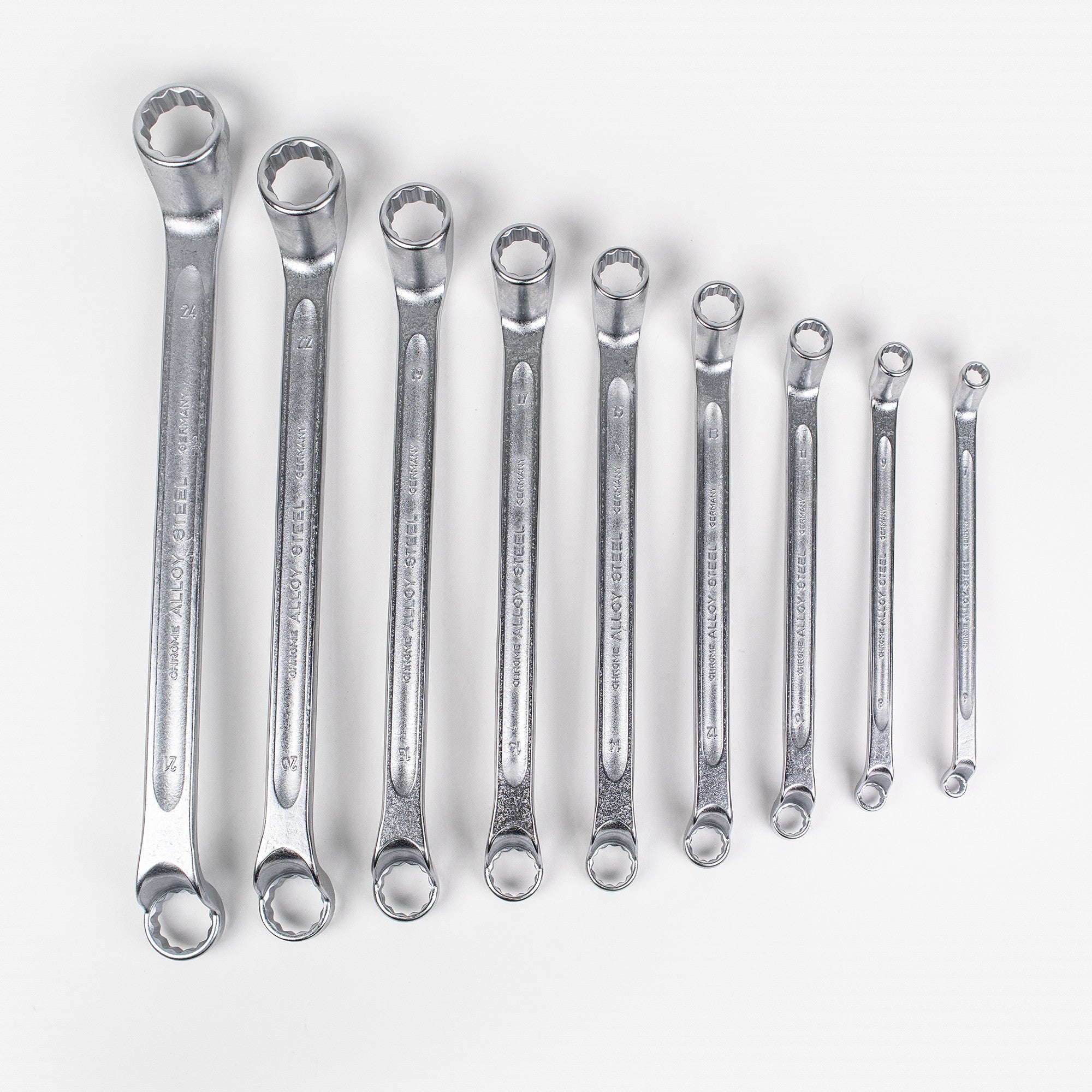 Stahlwille 20/9 Double-ended Ring Spanner Set, Metric, 6 - 24 mm, 9 Pieces - ST96410409 - KC Tool