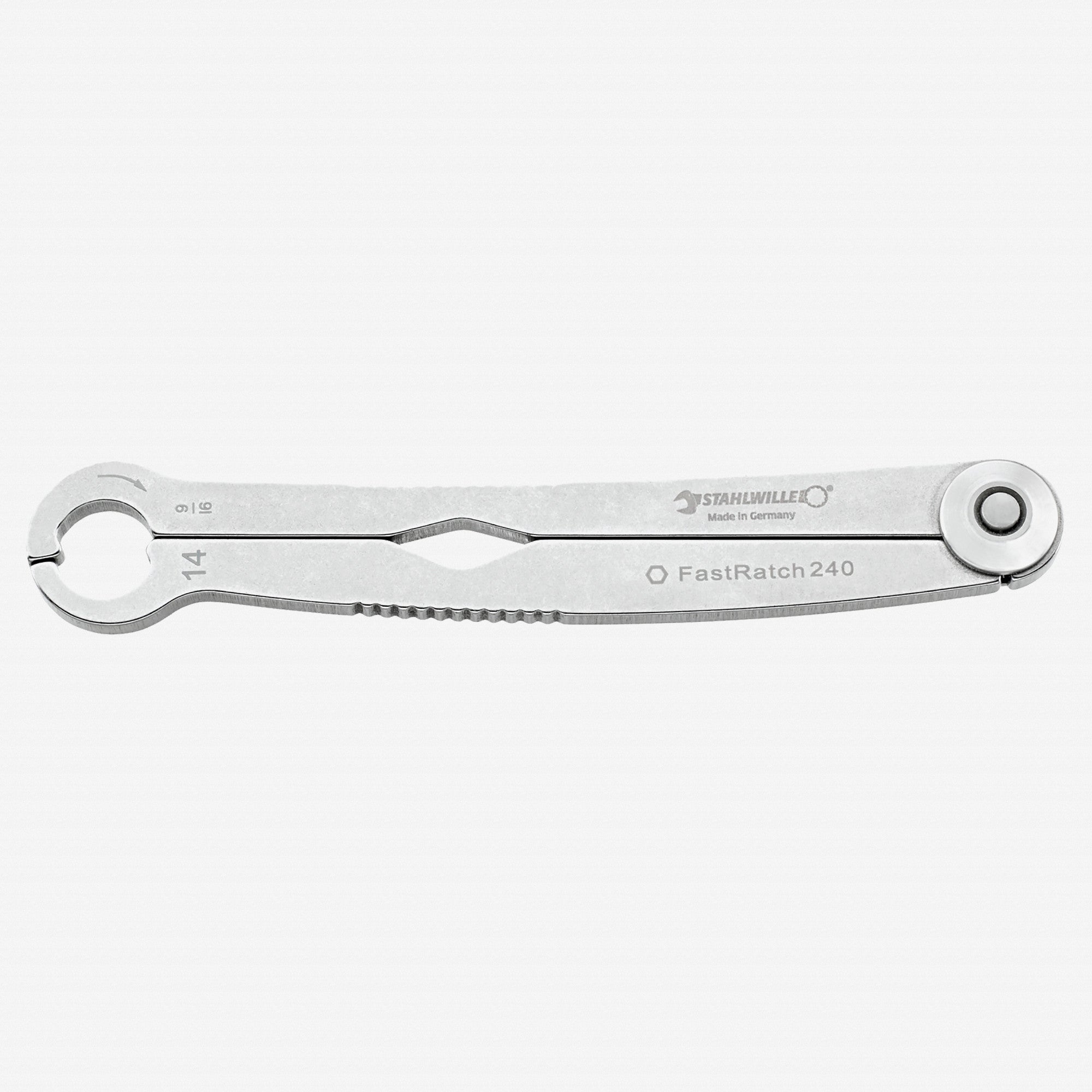 Stahlwille 240 Ratchet Wrench FastRatch, 11mm - 7/16" - ST41101111 - KC Tool