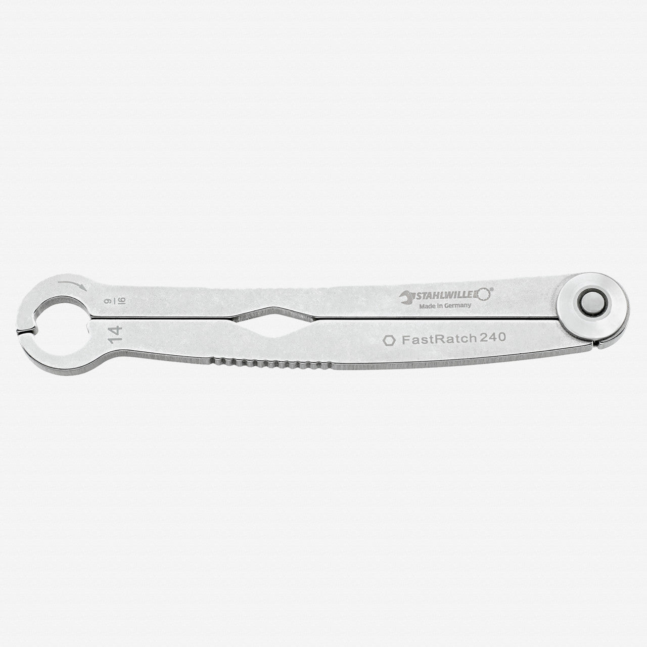 Stahlwille 240 Ratchet Wrench FastRatch, 8mm - 5/16" - ST41100808 - KC Tool