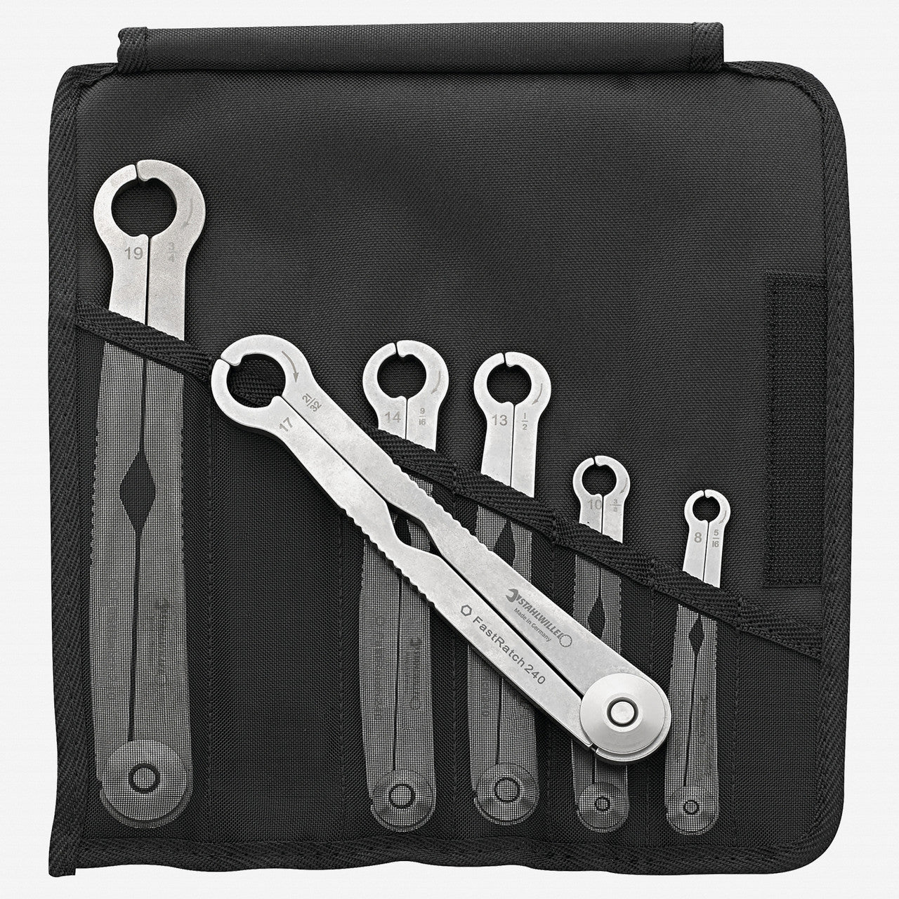 Stahlwille 240/6 Ratchet Wrench Set, FastRatch, 6 pcs - ST96411006 - KC Tool