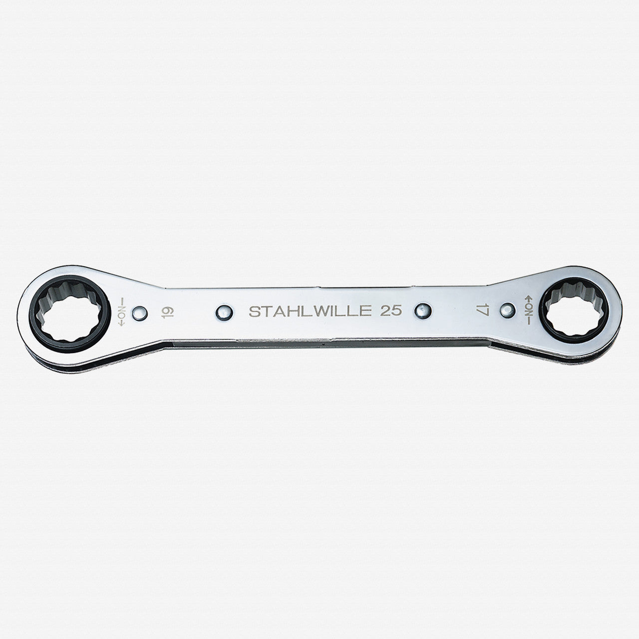 Stahlwille 25 Ratchet Ring Spanner, 7 x 8 mm - ST41130708 - KC Tool