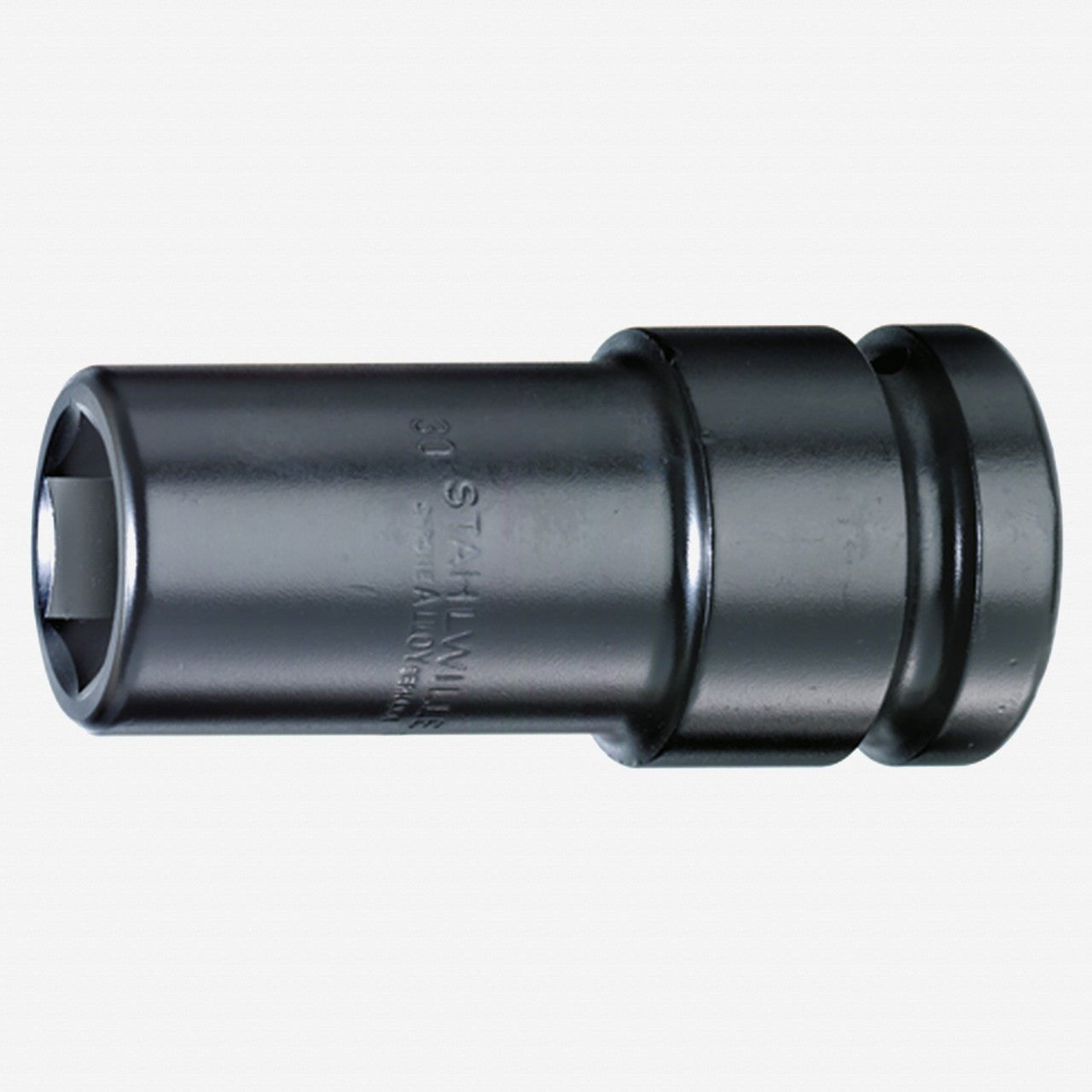 Stahlwille 2609 Extra Deep Impact Socket, 1" Drive, 6 Point, 27 mm - ST26090027 - KC Tool