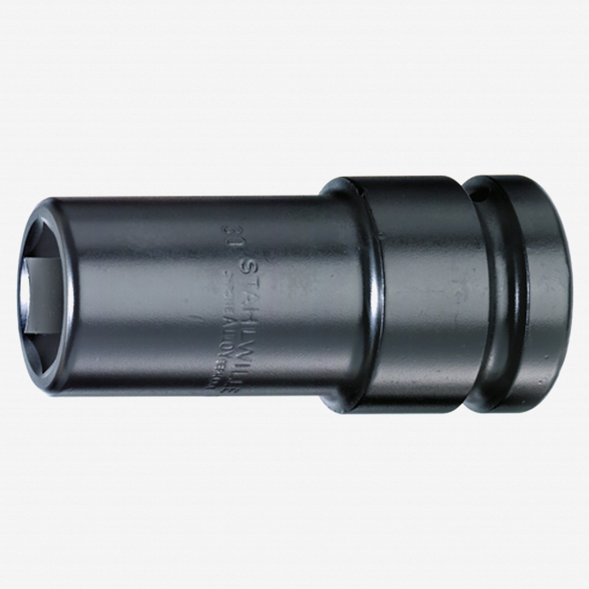 Stahlwille 2609 Extra Deep Impact Socket, 1" Drive, 6 Point, 27 mm - ST26090027 - KC Tool