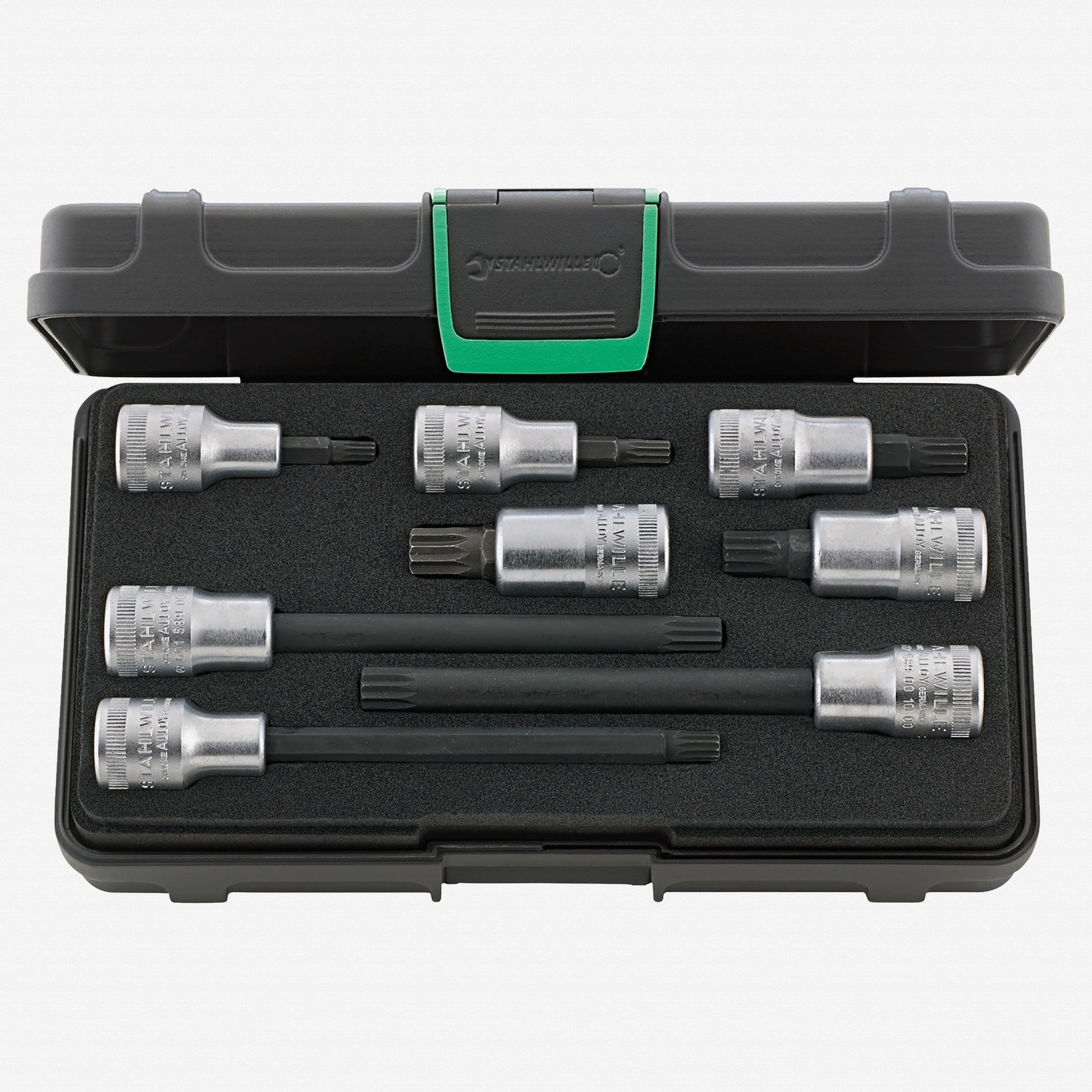 Stahlwille 3054X/54X/8 XZN Socket Set, 1/2" Drive, M8-M14, 8 Pieces - ST96033606 - KC Tool