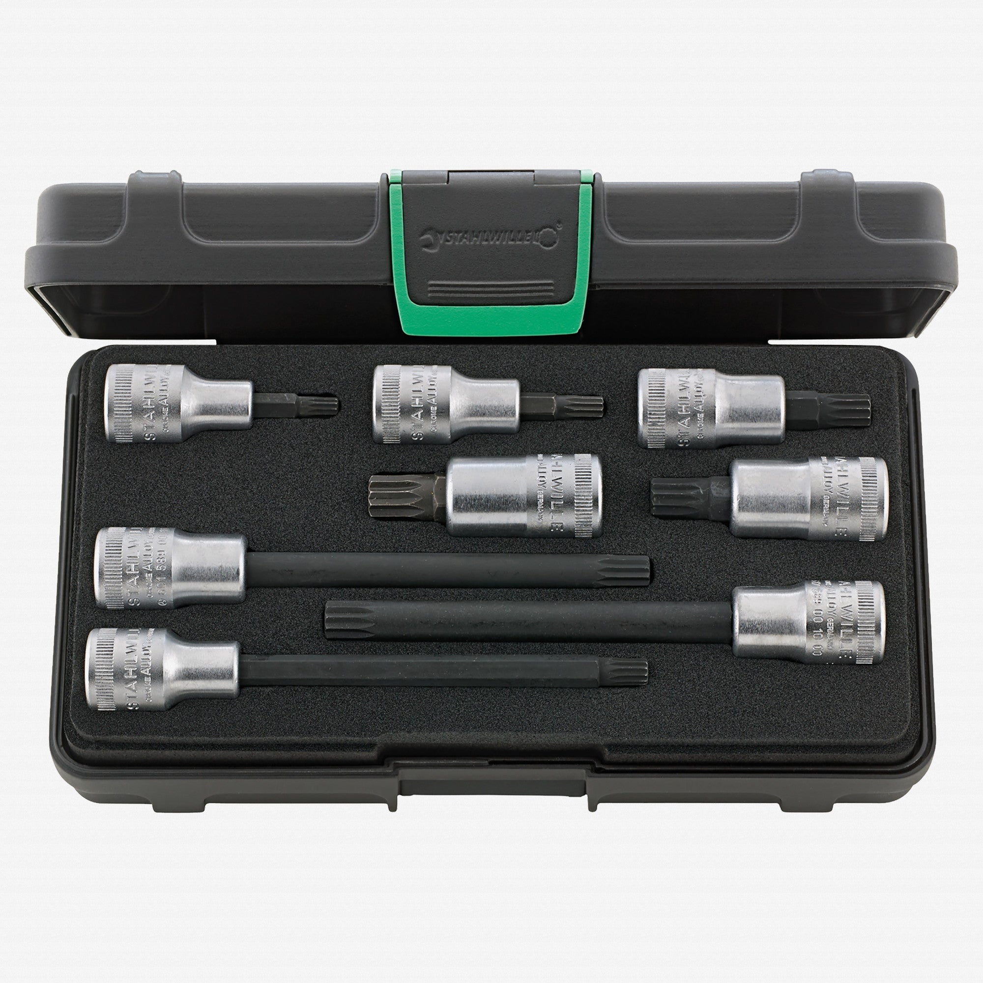 Stahlwille 3054X/54X/8 XZN Socket Set, 1/2" Drive, M8-M14, 8 Pieces - ST96033606 - KC Tool