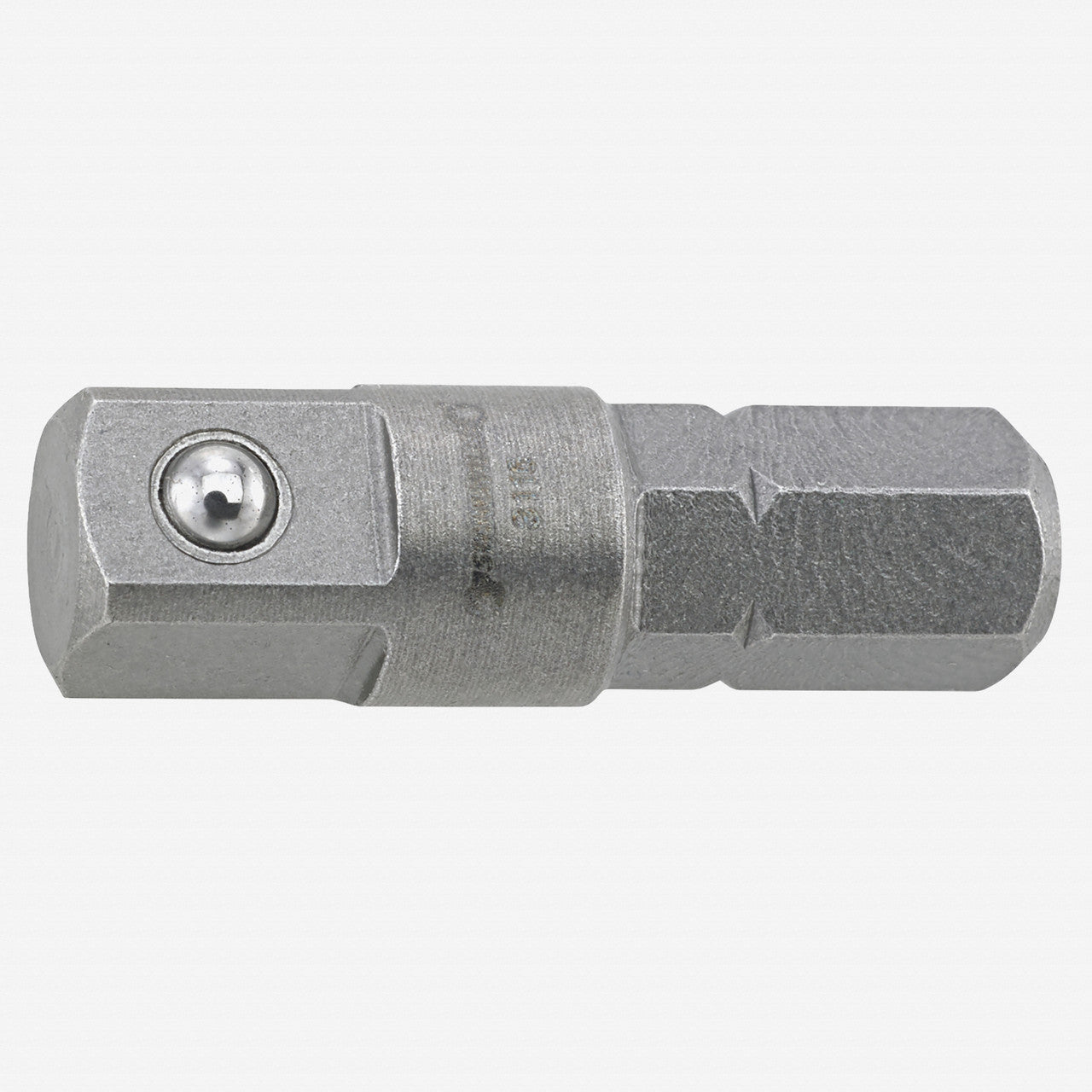 Stahlwille 3115/1 Square Adaptor, 1/4" Hex to 1/4" Square, 25mm - ST31160000 - KC Tool