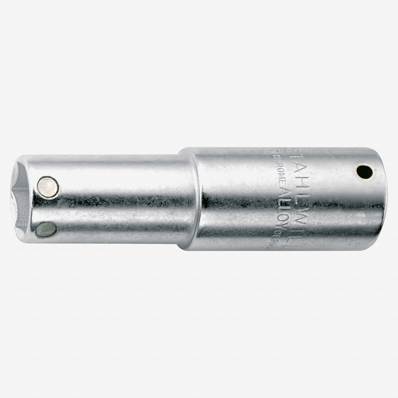 Stahlwille 3466 Extra Deep Spark Plug Socket, 3/8" Drive, 6 Point, 16mm - 5/8" - ST02140036 - KC Tool