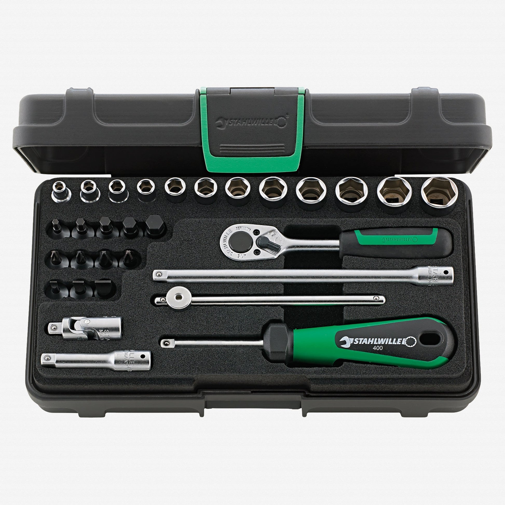 Stahlwille 40/24/6 Socket Set, 1/4" Drive, 4-14mm, 30 Pieces - ST96011138 - KC Tool