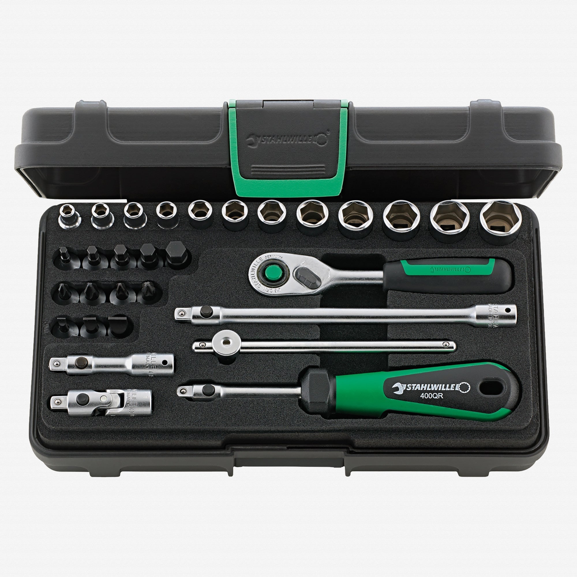 Stahlwille 40/24/6QR Socket Set 1/4" Drive, Metric, 4 - 14 mm, 30 Pieces - ST96011182 - KC Tool