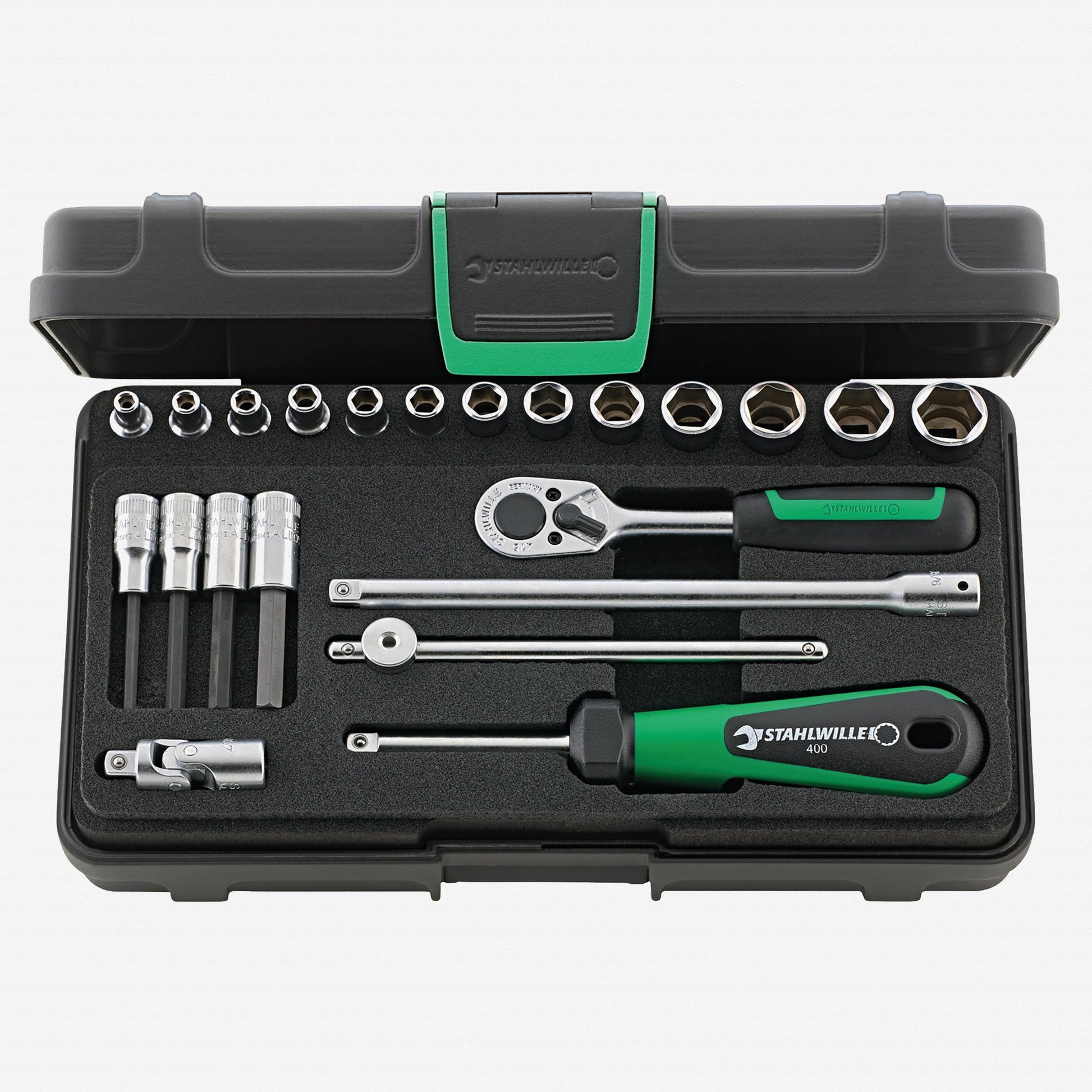 Stahlwille 40/44/17/5 Socket Set 1/4" Drive, Metric, 3.5-13 mm, 22 Pieces - ST96011113 - KC Tool