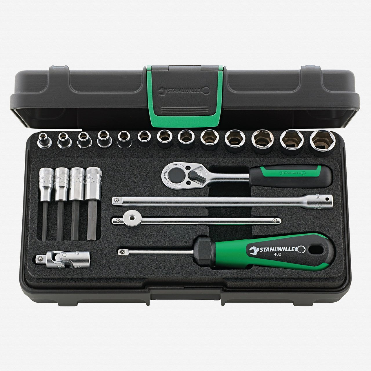 Stahlwille 40/44/17/5 Socket Set 1/4" Drive, Metric, 3.5 - 13 mm, 22 Pieces - ST96011113 - KC Tool