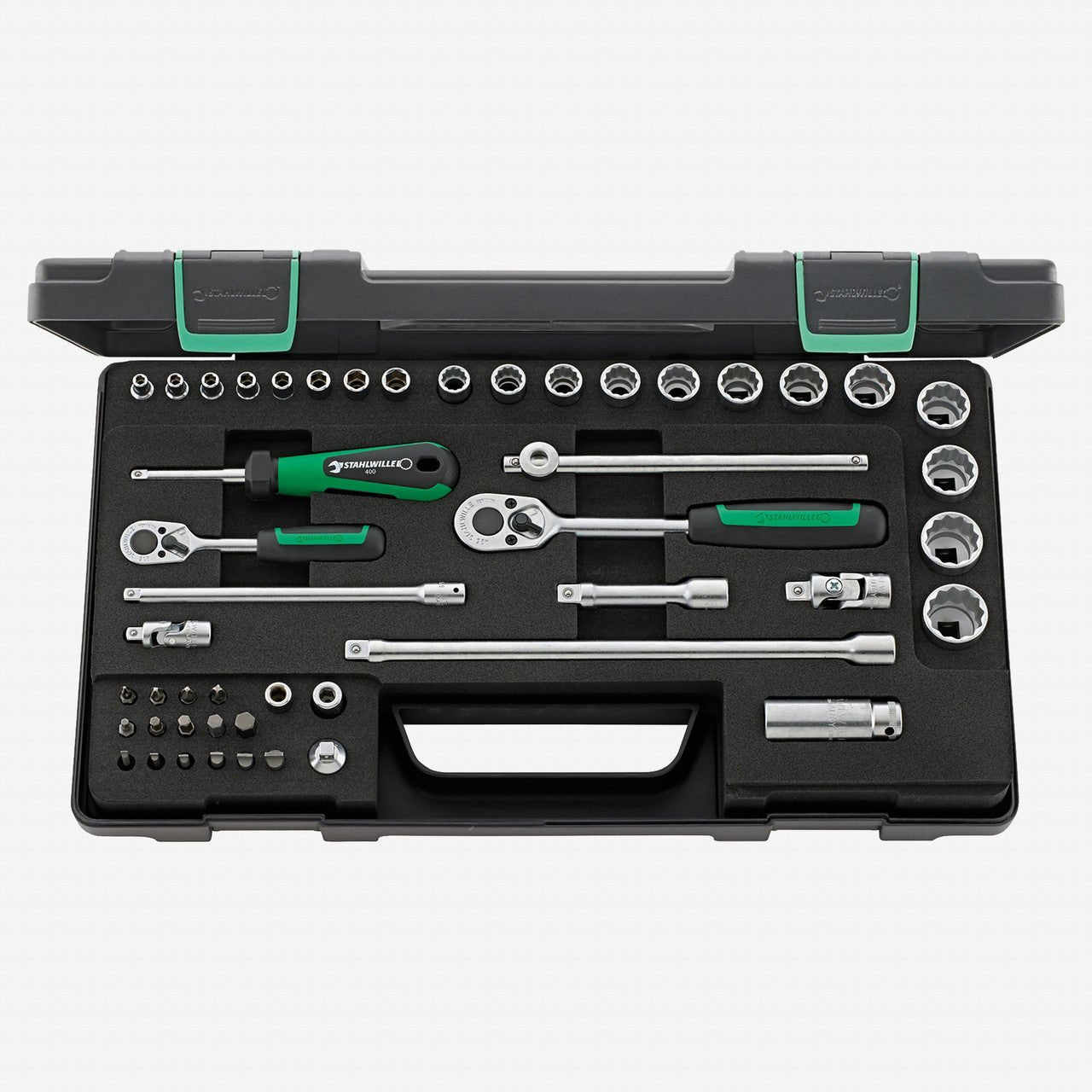 Stahlwille 40/45/36/12 Socket Set 1/4", 3/8" Drive, 48 Pieces - ST96012047 - KC Tool
