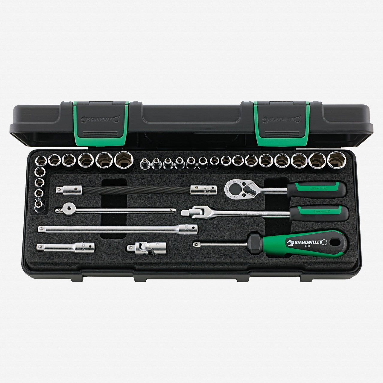 Stahlwille 40ma/25/8 Socket Set, 1/4" Drive, Metric/SAE, 33 Pieces - ST96011162 - KC Tool