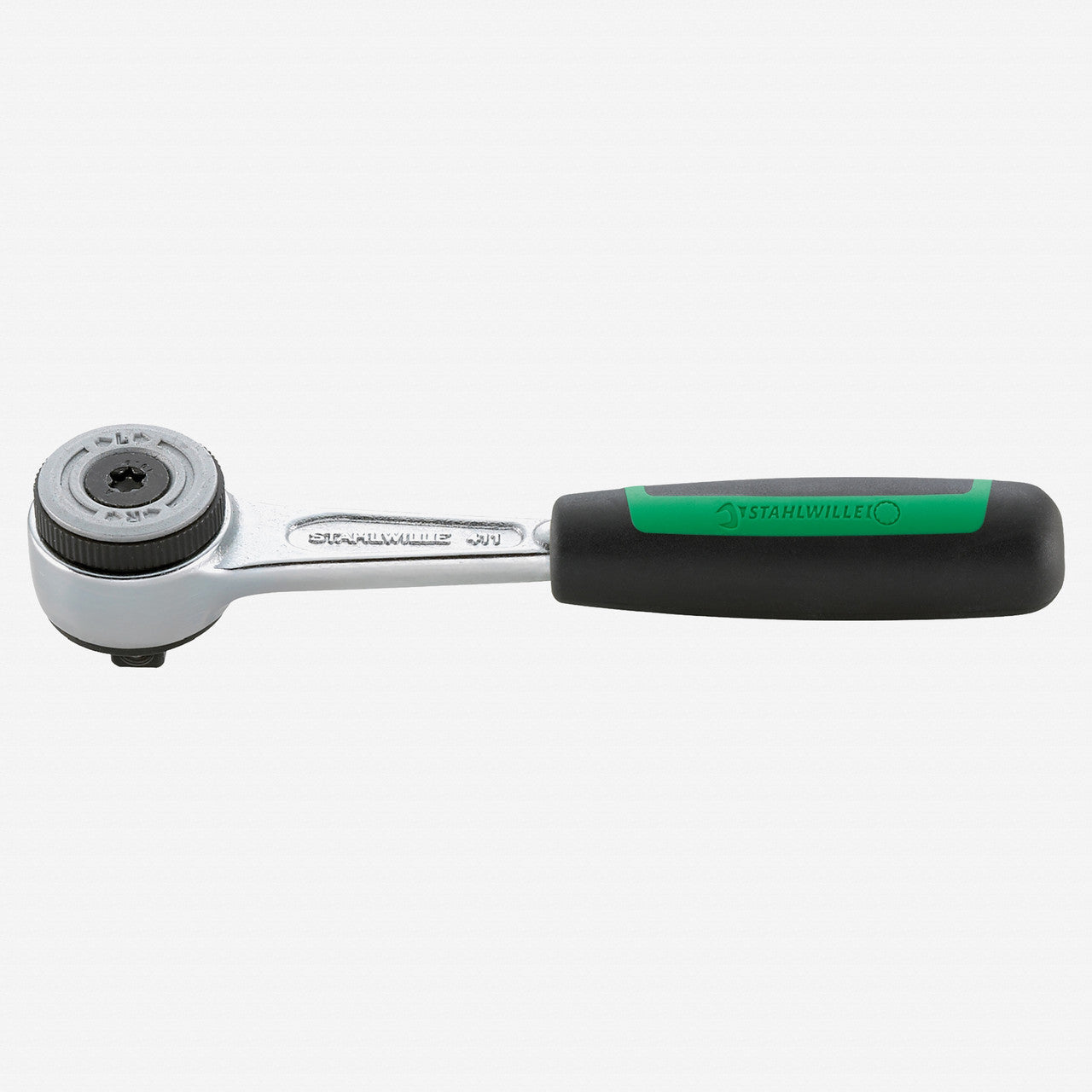 Stahlwille 411 Ratchet, Fine Tooth, 1/4" Drive - ST11231011 - KC Tool