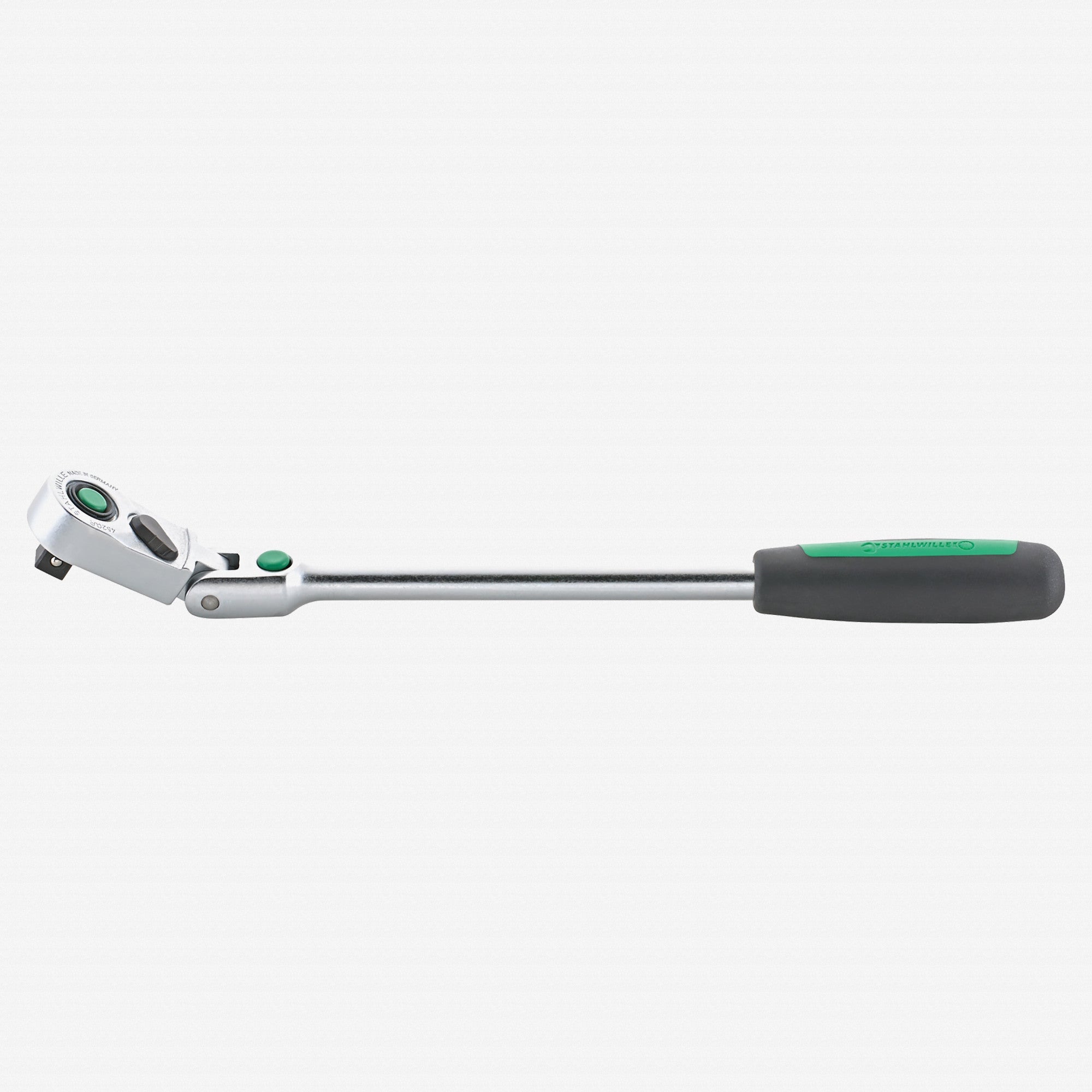 Stahlwille 452QR Flexible Joint Fine Tooth Ratchet, 3/8