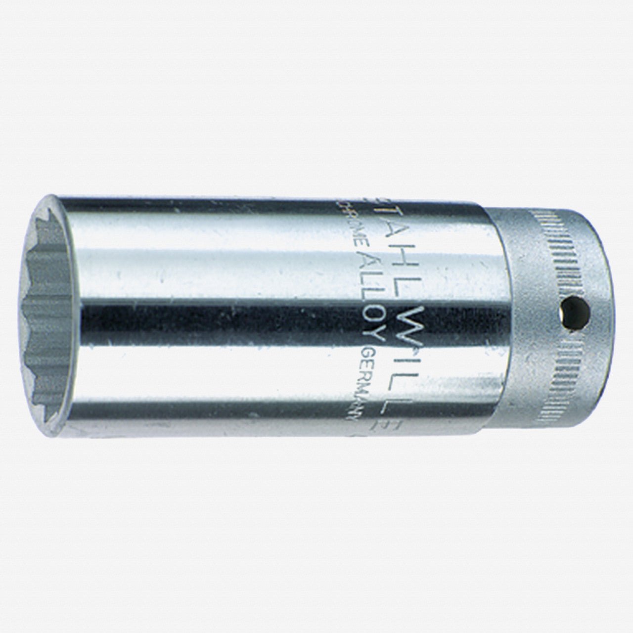 Stahlwille 46 Extra Deep Socket, 3/8" Drive, 12 Point, 19 mm - ST02020019 - KC Tool