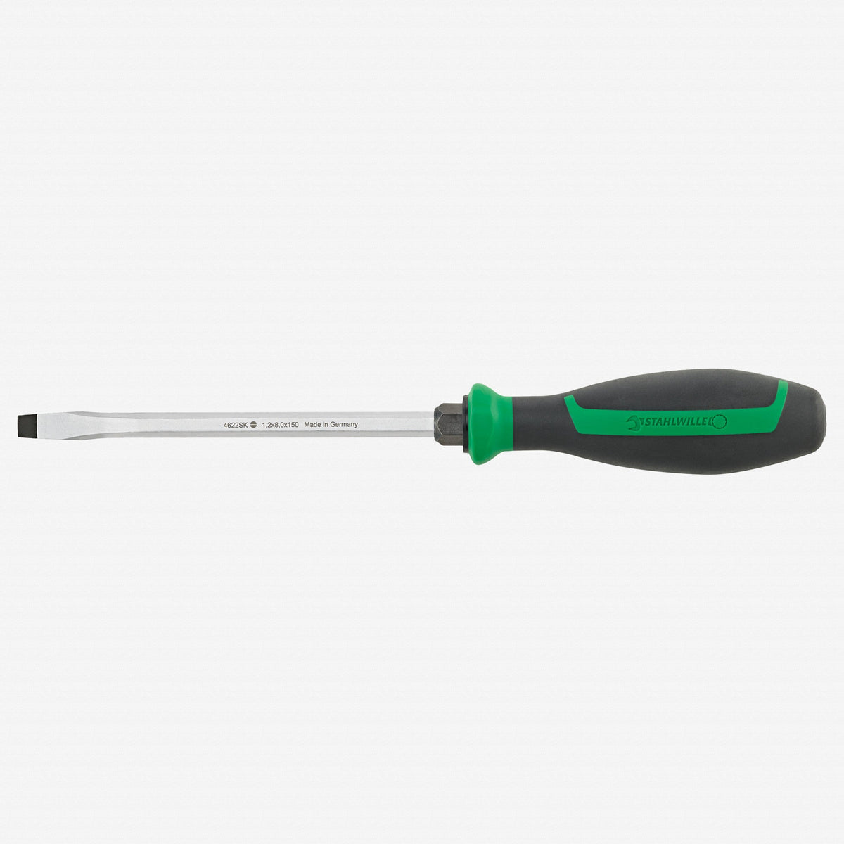 Stahlwille 4622SK DRALL+ Slotted Screwdriver with Impact Cap, 1.0 x 5.5 x 100 mm - ST46223355 - KC Tool