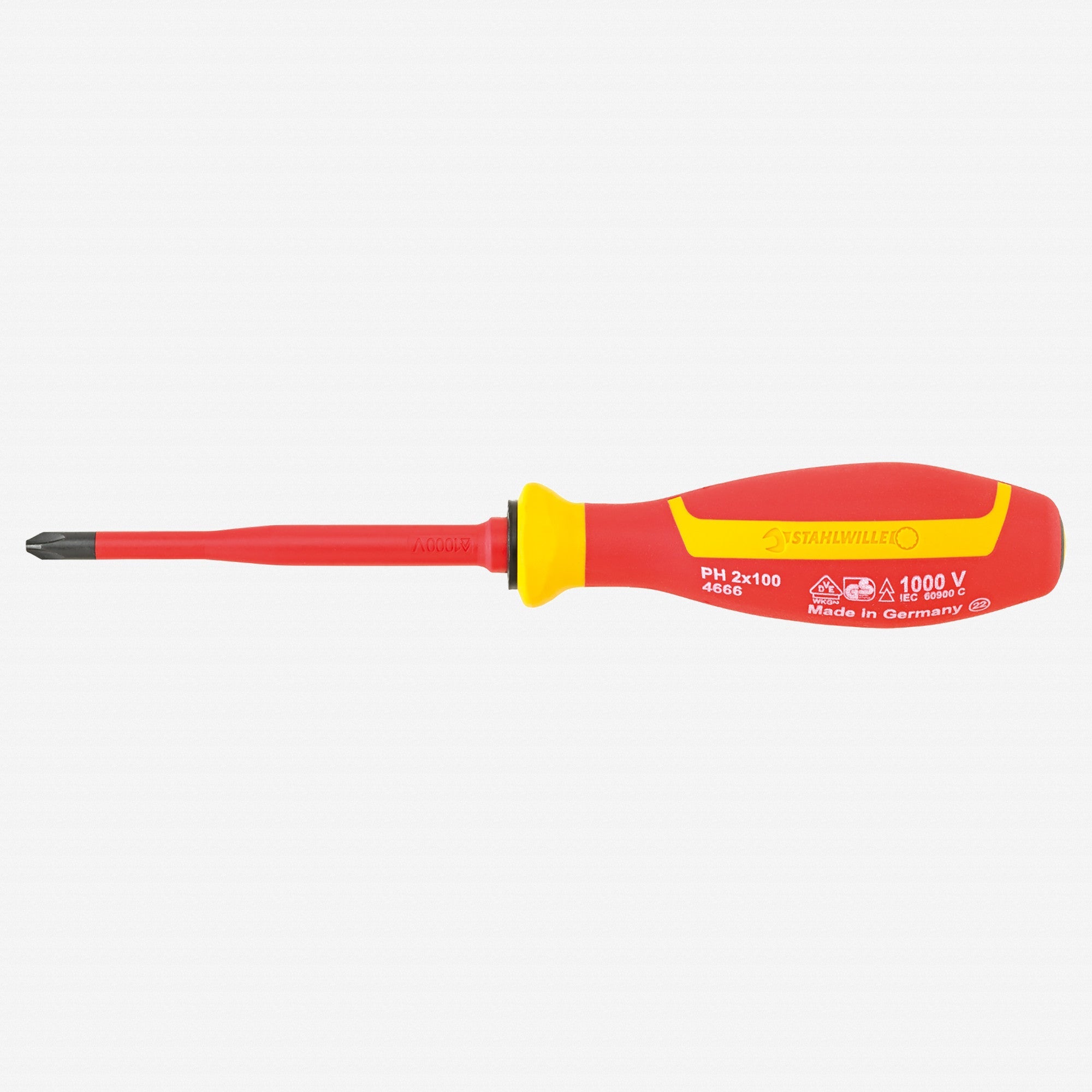 Stahlwille 4665 Insulated Phillips Screwdriver VDE DRALL+, 3 x 150mm - ST46653003 - KC Tool