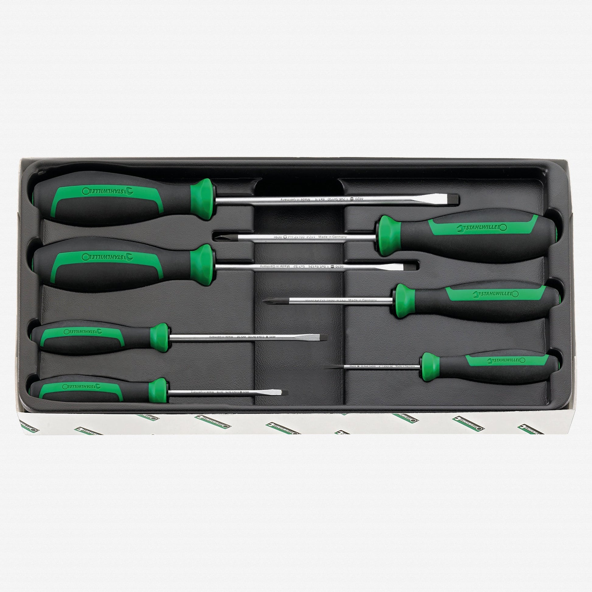Stahlwille 4691 DRALL+ Phillips and Slotted Screwdriver Set, 7 Pieces - ST96469115 - KC Tool