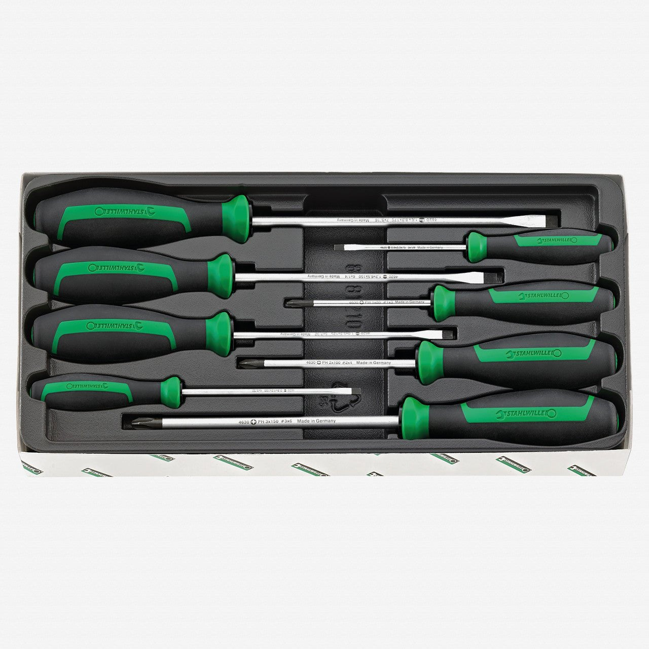 Stahlwille 4692 DRALL+ Phillips and Slotted Screwdriver Set, 8 Pieces - ST96469215 - KC Tool