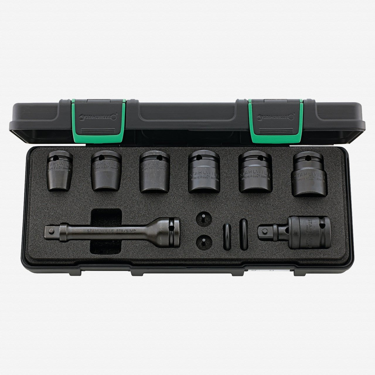 Stahlwille 50IMP/6/2 IMPACT Socket Set, 1/2" Drive, Metric, 12 Pieces - ST96231101 - KC Tool
