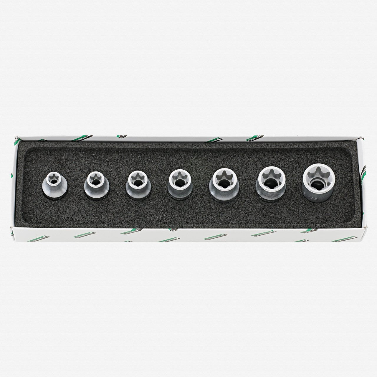 Stahlwille 50TX/7 External Torx Socket Set, 1/2" Drive, E10 - E24, 7 Pieces - ST96032703 - KC Tool