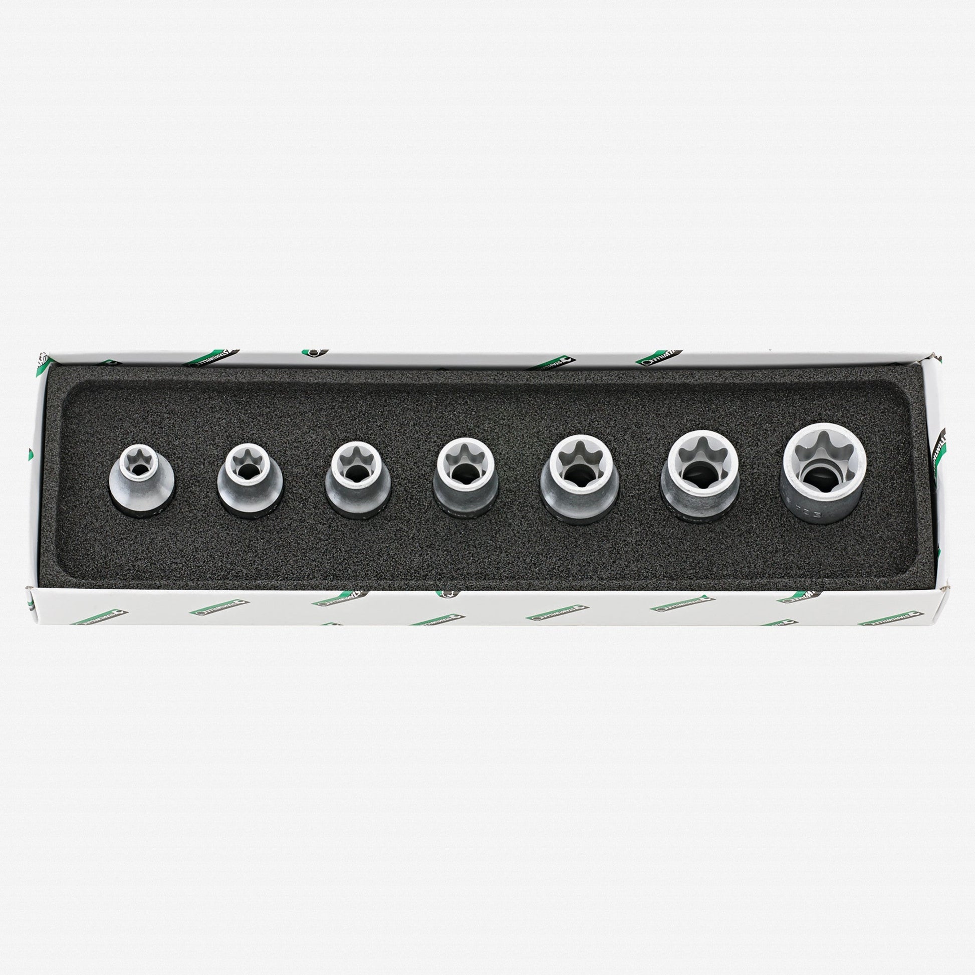 Stahlwille 50TX/7 External TORX® Socket Set, 1/2" Drive, E10-E24, 7 Pieces - ST96032703 - KC Tool