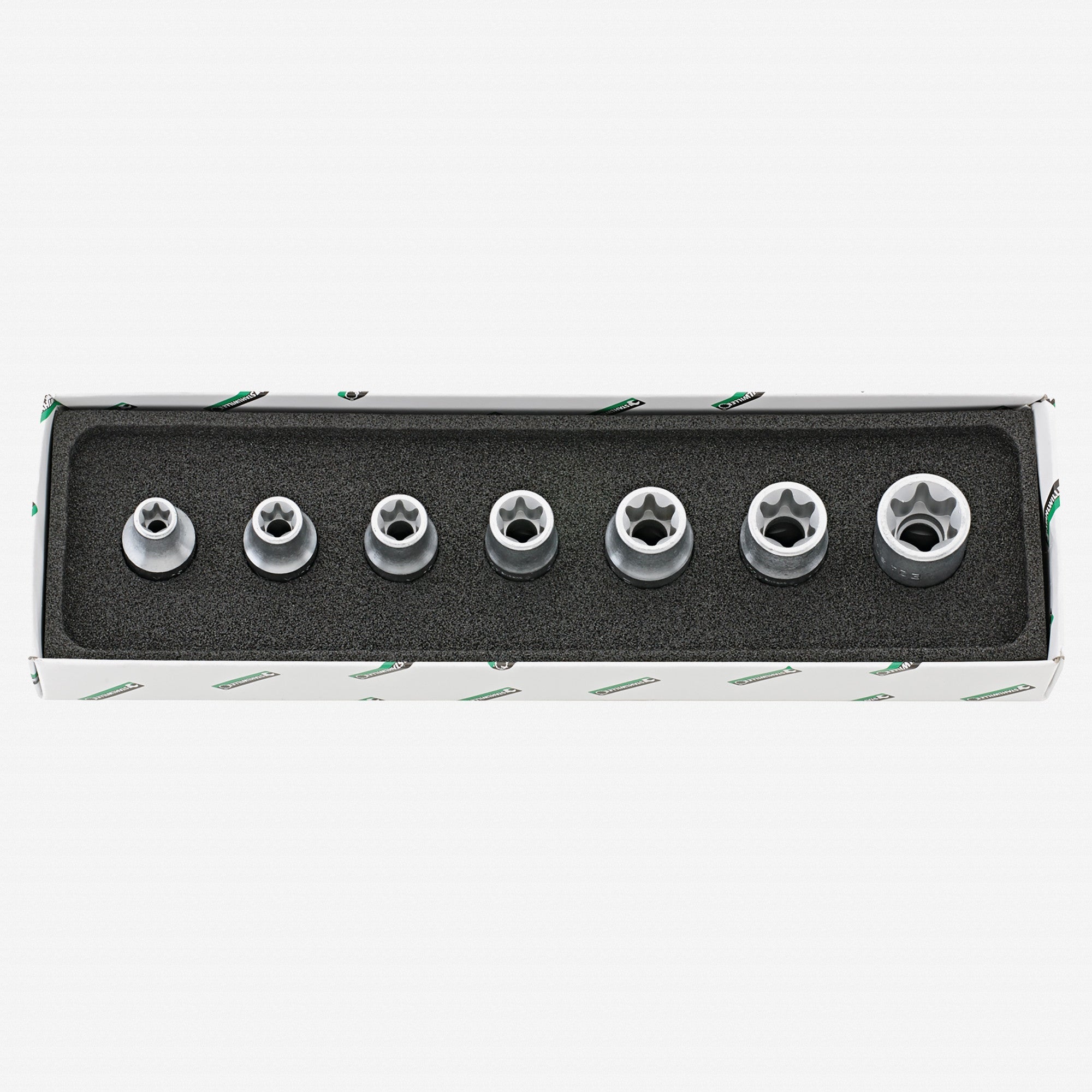 Stahlwille 50TX/7 External TORX® Socket Set, 1/2" Drive, E10-E24, 7 Pieces - ST96032703 - KC Tool