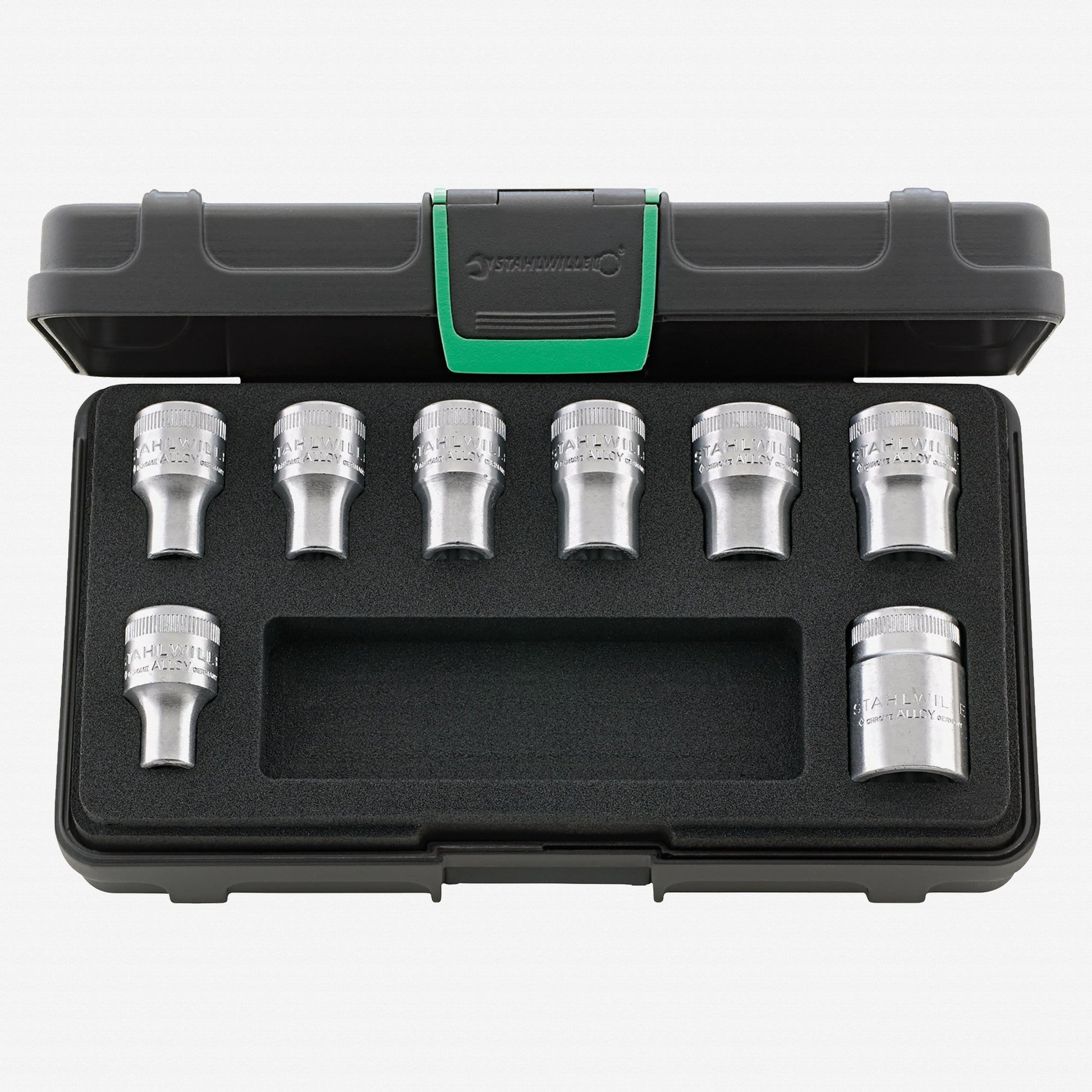 Stahlwille 50TX/8 External TORX® Socket Set, 1/2" Drive, E10-E24, 8 Pieces - ST96033704 - KC Tool