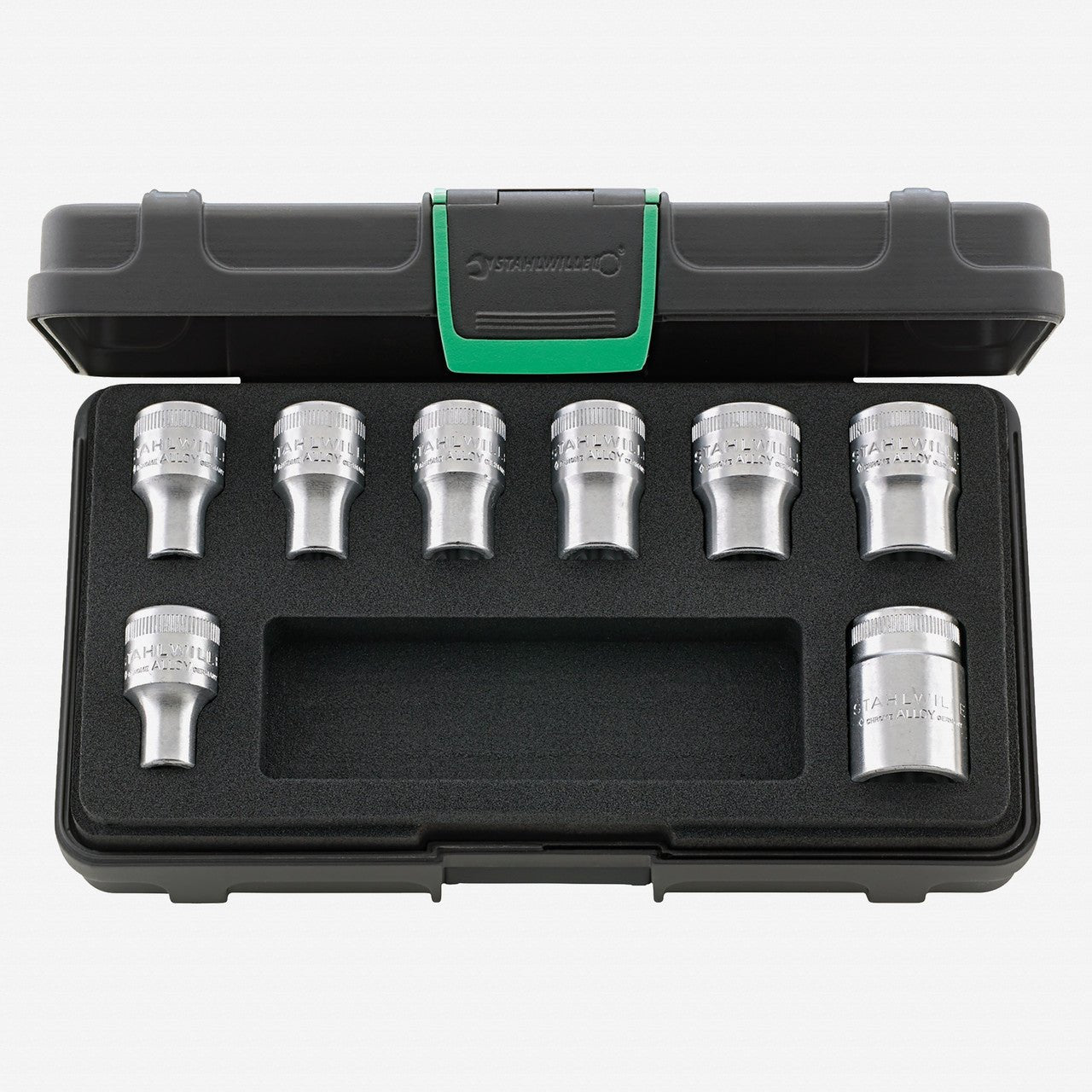 Stahlwille 50TX/8 External Torx Socket Set, 1/2" Drive, E10 - E24, 8 Pieces - ST96033704 - KC Tool