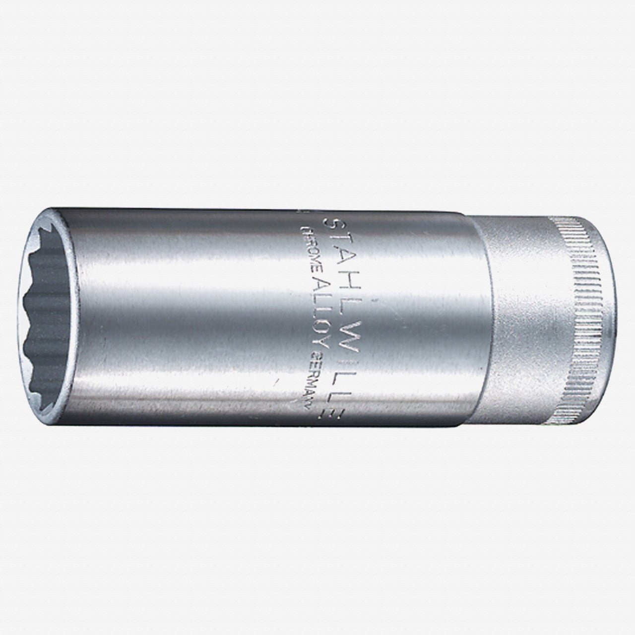 Stahlwille 51 Extra Deep Socket, 1/2" Drive, 12 Point, 20.8 mm - 13/16" - ST03020208 - KC Tool