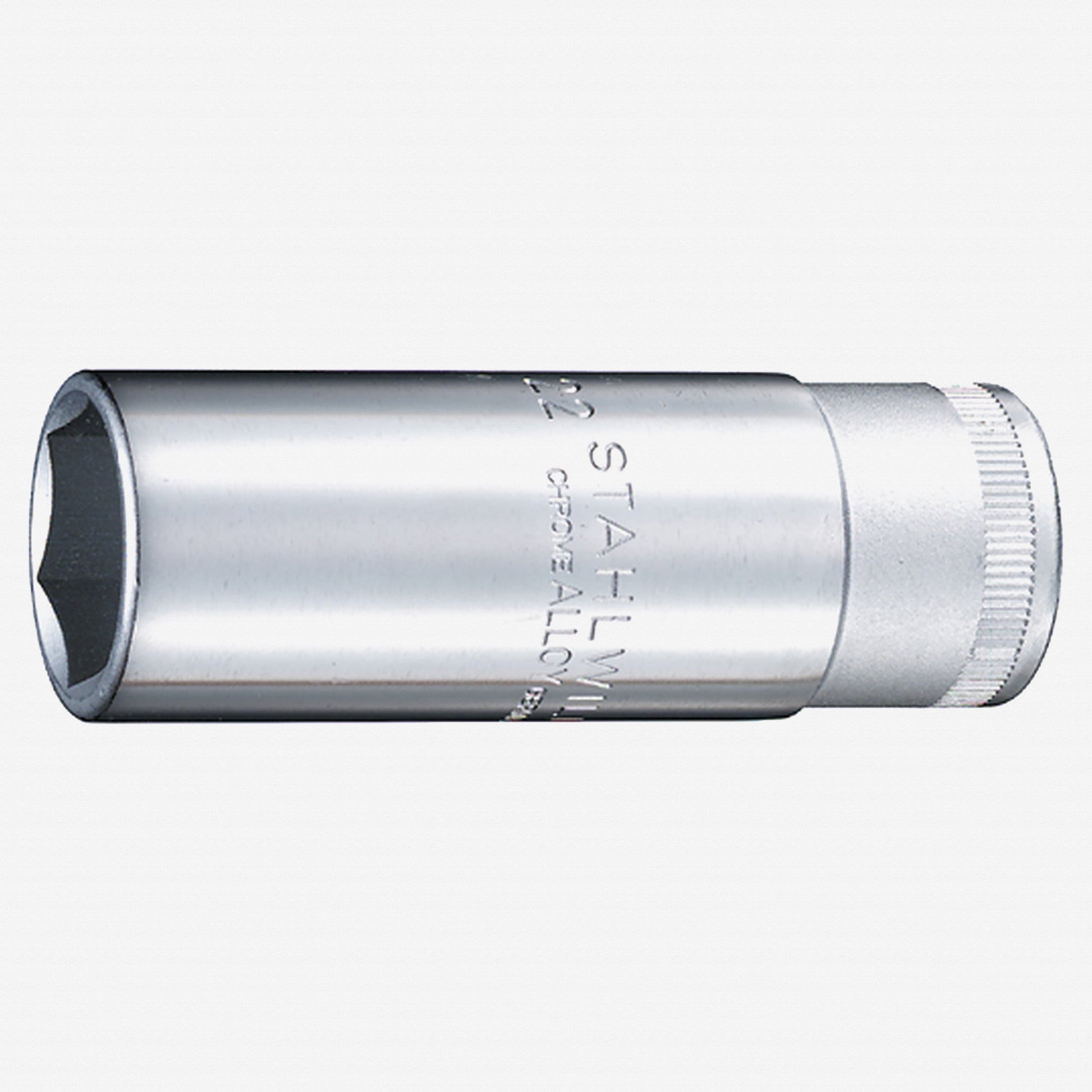 Stahlwille 51S Extra Deep Socket, 1/2" Drive, 6 Point, 19 mm - ST03240019 - KC Tool