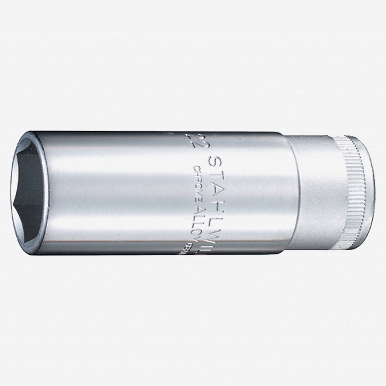 Stahlwille 51S Extra Deep Socket, 1/2" Drive, 6 Point, 20.8mm - 13/16" (with rubber insert) - ST03240208 - KC Tool