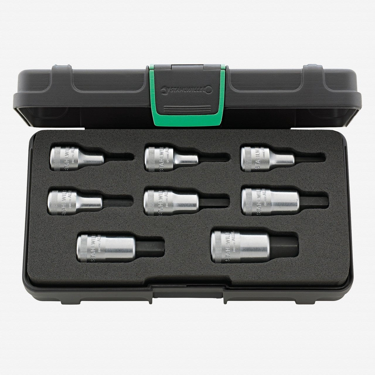 Stahlwille 54/8 Inside Hex Socket Set, Metric, 5 - 14mm, 1/2" Drive, 8 Pieces - ST91331216 - KC Tool
