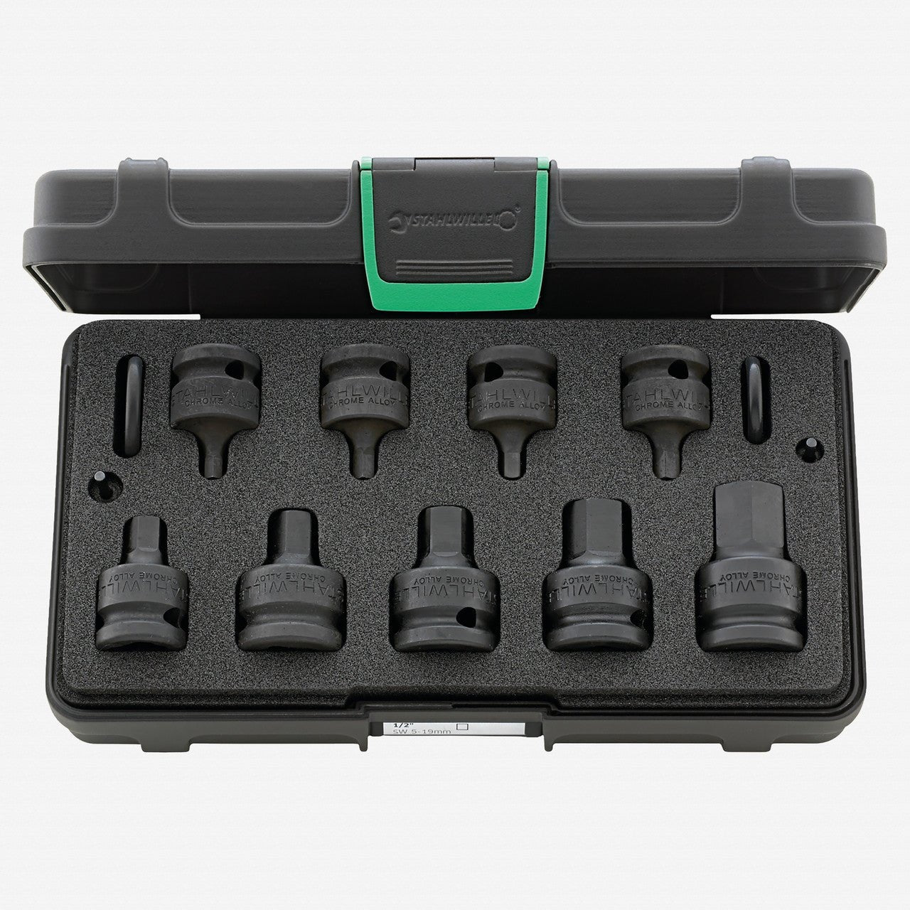 Stahlwille 54IMP/9 IMPACT Internal Hex Socket Set, 1/2" Drive, Metric, 13 Pieces - ST96231501 - KC Tool