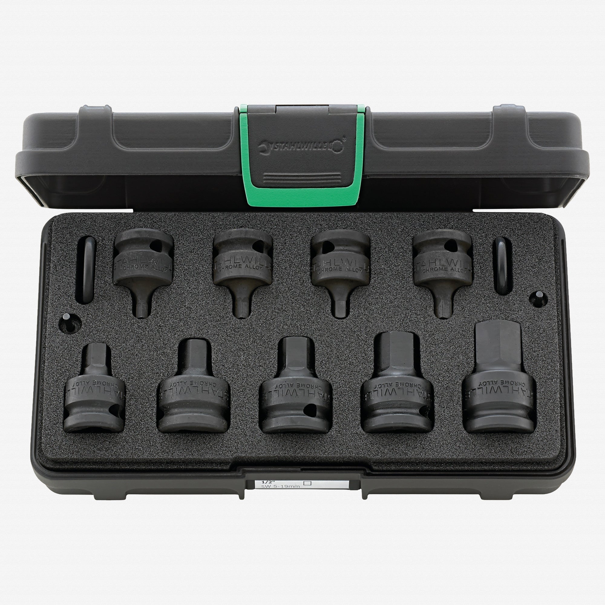 Stahlwille 54IMP/9 IMPACT Internal Hex Socket Set, 1/2" Drive, Metric, 13 Pieces - ST96231501 - KC Tool