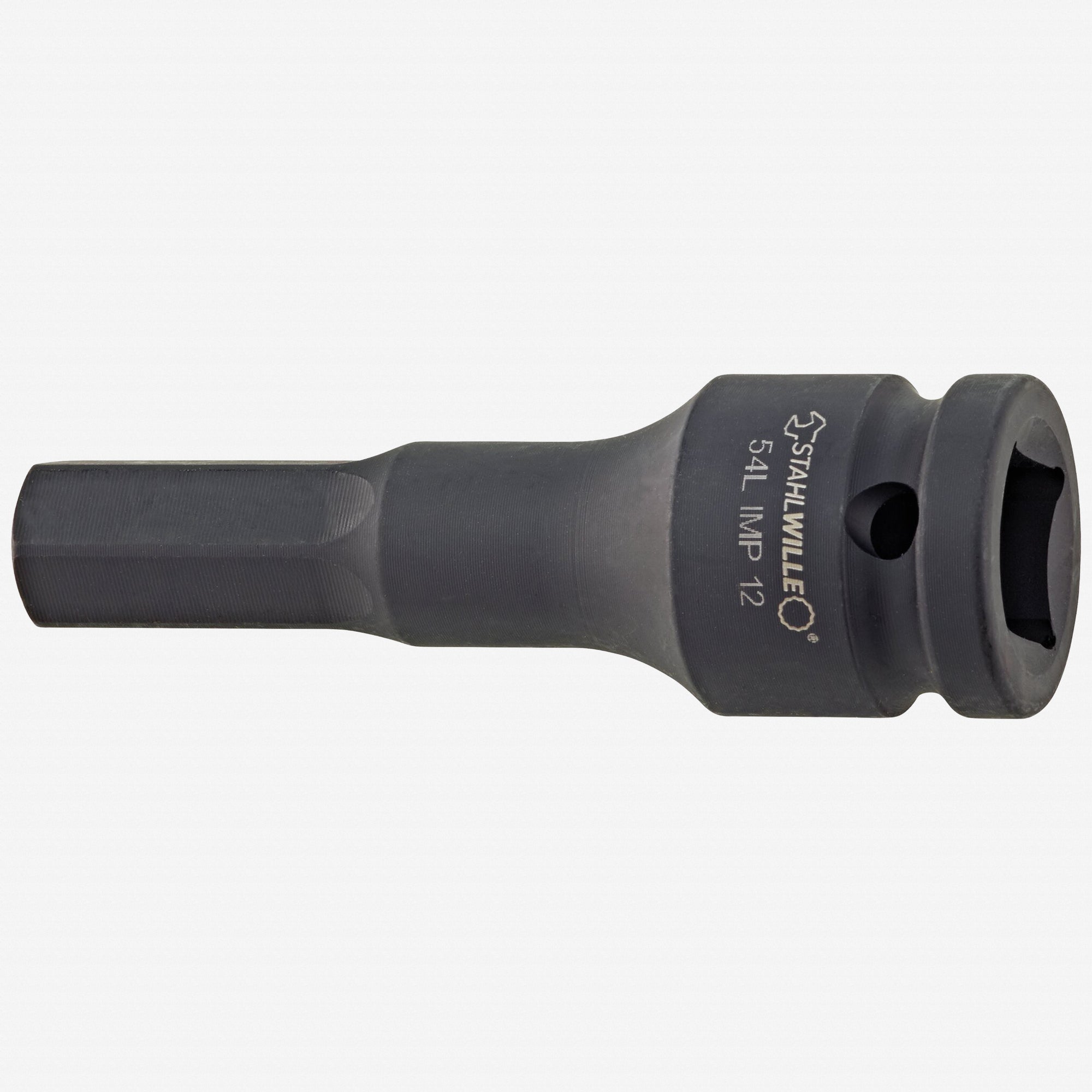 Stahlwille 54L IMPACT Long Hex Impact Socket, 1/2" Drive, 12 mm - ST23051012 - KC Tool
