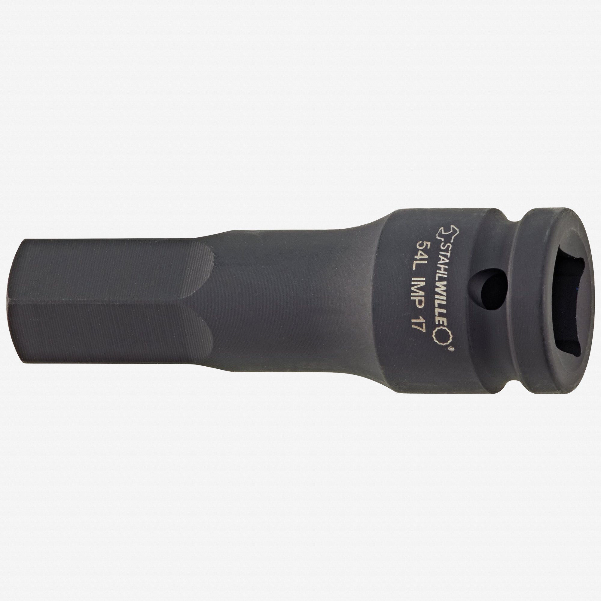 Stahlwille 54L IMPACT Long Hex Impact Socket, 1/2" Drive, 17 mm - ST23051017 - KC Tool