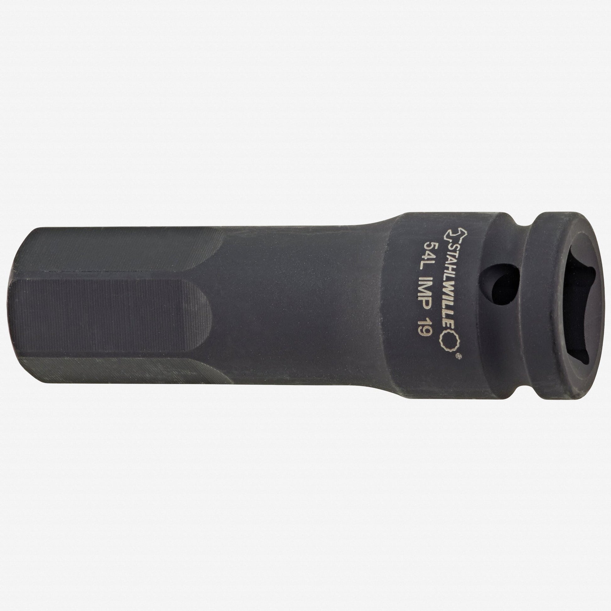 Stahlwille 54L IMPACT Long Hex Impact Socket, 1/2" Drive, 19 mm - ST23051019 - KC Tool