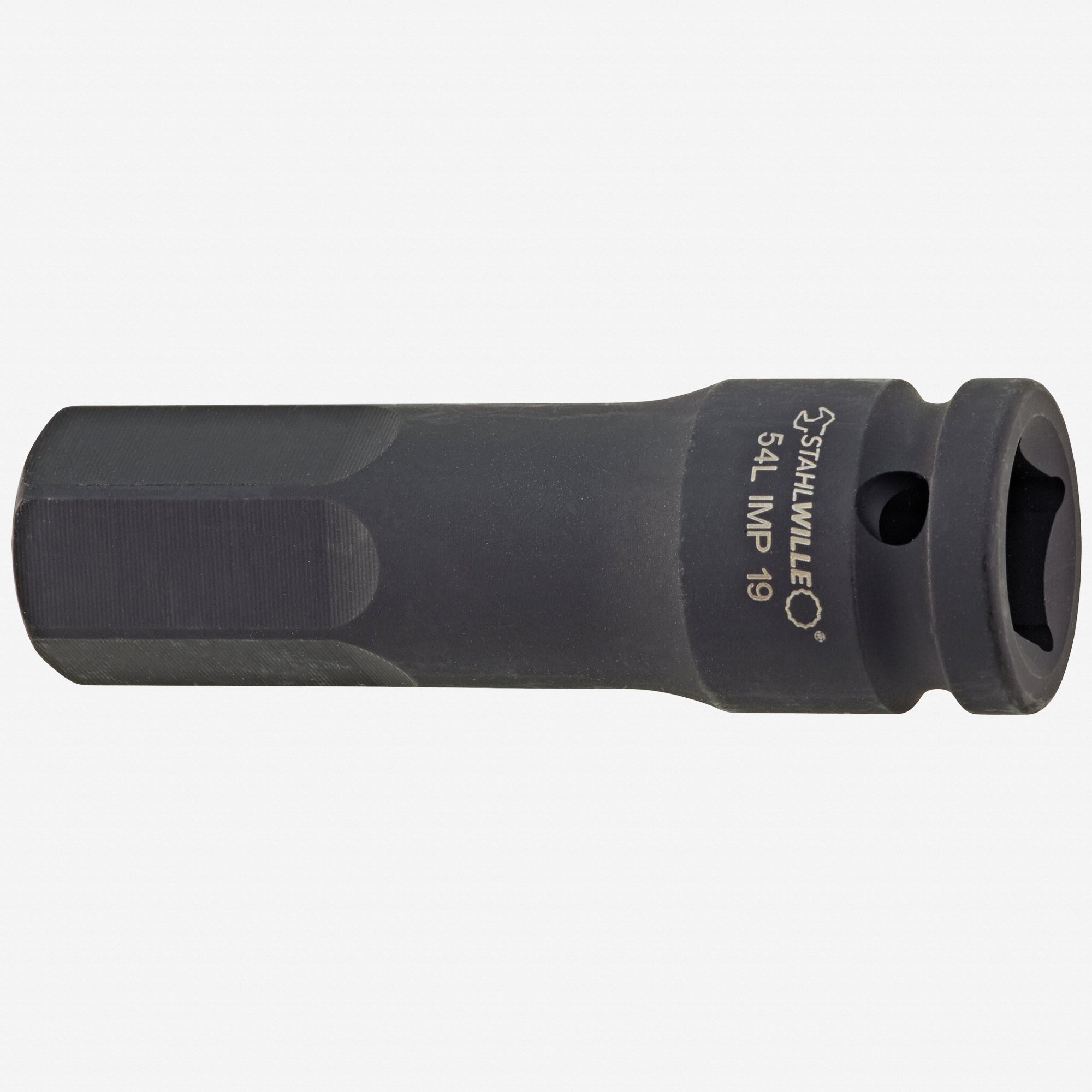 Stahlwille 54L IMPACT Long Hex Impact Socket, 1/2" Drive, 19 mm - ST23051019 - KC Tool